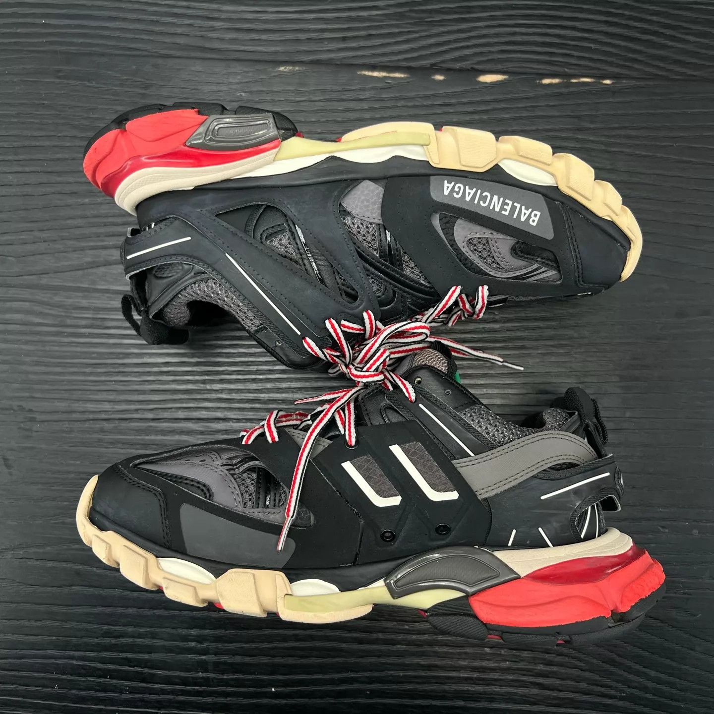 Balenciaga Balenciaga Track Black Red 38 Size US 8 / IT 38 - 2 Thumbnail