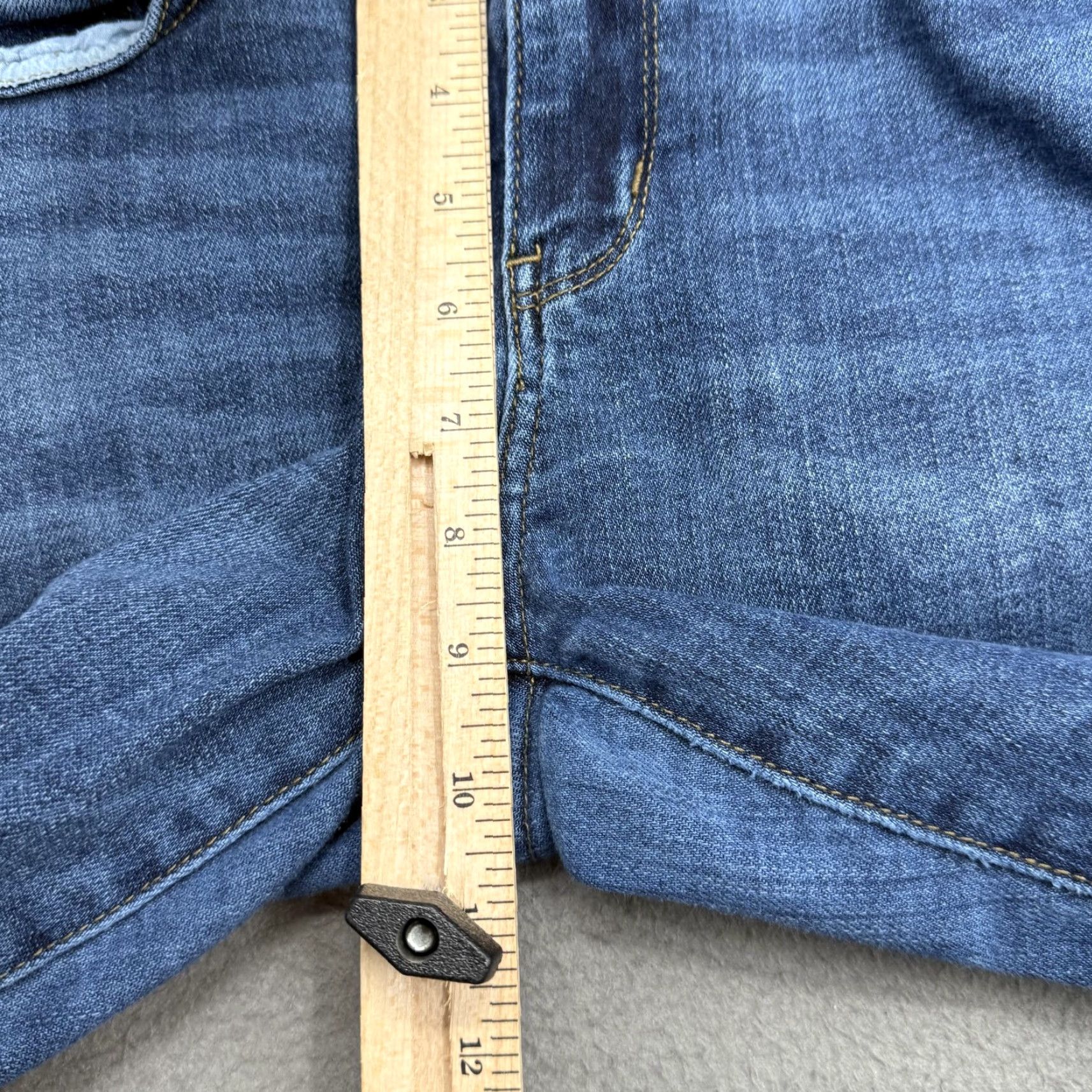 Vintage Judy Blue Jeans Womens 31 Blue Skinny High Rise Stretch Denim JB82109MD Jeans Size 24" / US 00 / IT 34 - 7 Thumbnail