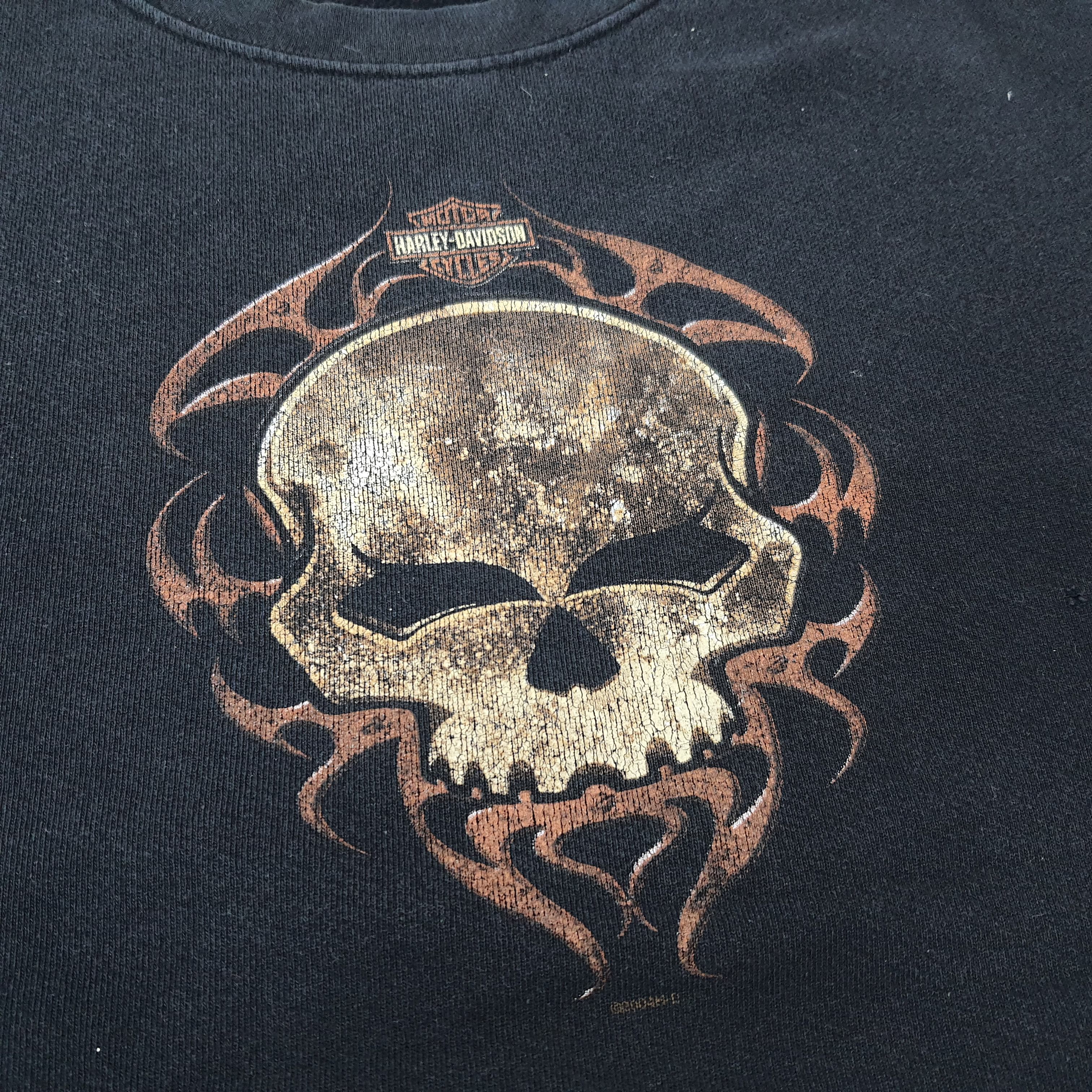 Harley Davidson × Vintage Vintage Harley Davidson Motor Cycles Sweatshirts C221N23 Size US XL / EU 56 / 4 - 2 Thumbnail