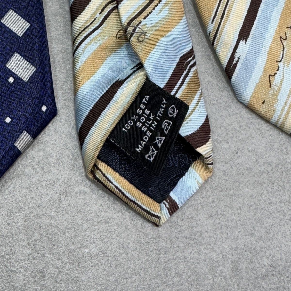 Versace × Vintage Vintage Gianni Versace Silk Ties x5 Size ONE SIZE - 17 Thumbnail