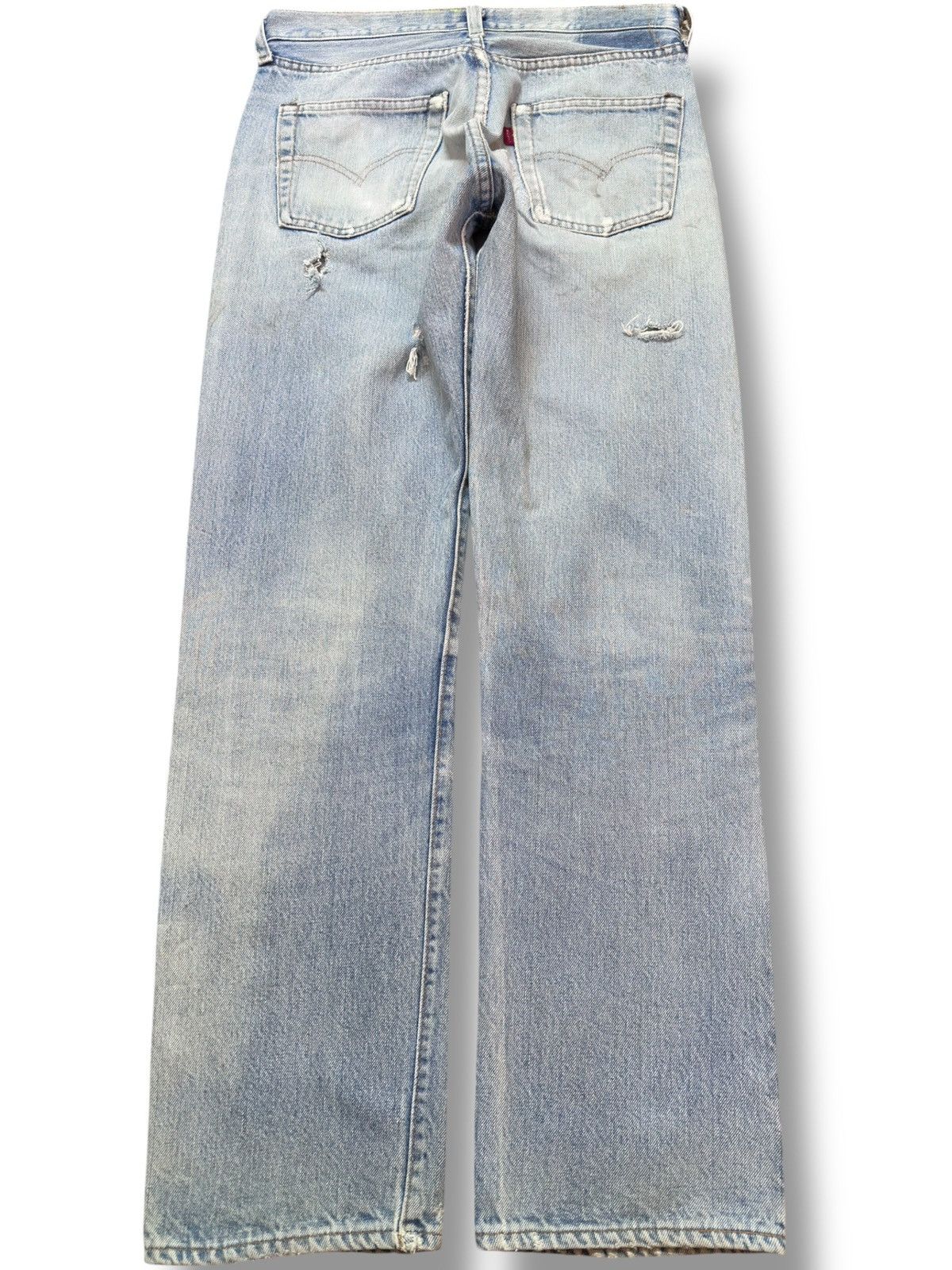 Levi's Vintage Clothing Vintage 70’s Levi’s 501 Selvedge Button 524 Faded Denim Size US 29 - 5 Thumbnail