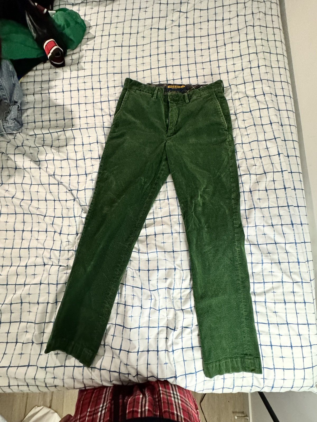 Ralph Lauren Green Corduroy Ralph Lauren Trousers Size US 32 / EU 48 - 1 Thumbnail