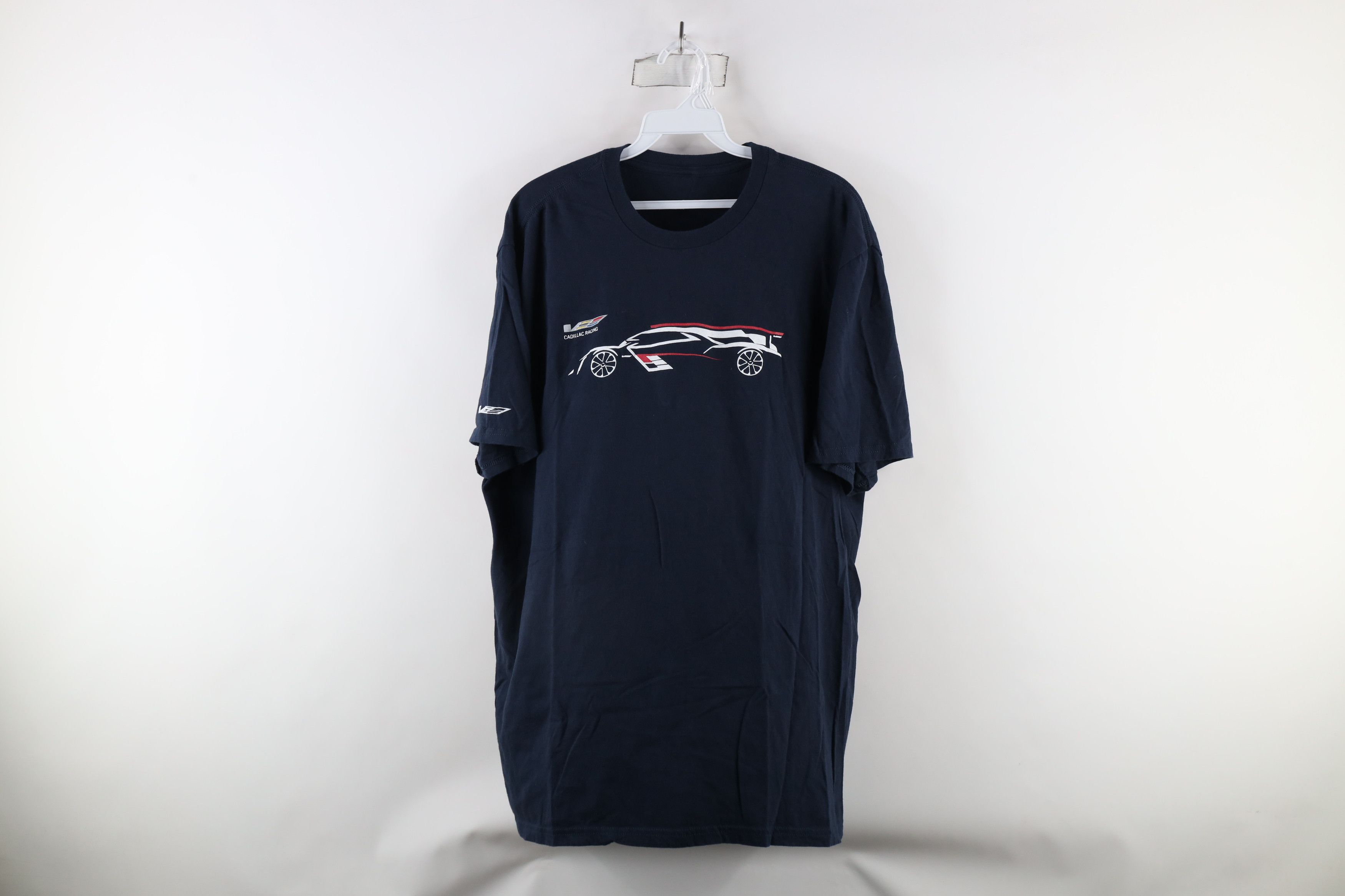 Vintage Streetwear Out Cadillac Racing Car Short Sleeve T-Shirt Blue Size US XL / EU 56 / 4 - 1 Thumbnail