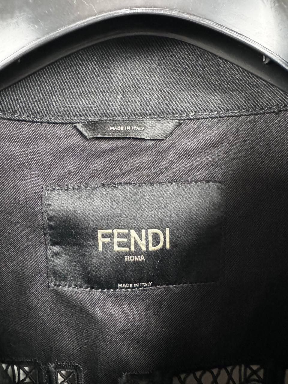 Fendi Fendi Mesh Logo Denim Jacket Size US L / EU 52-54 / 3 - 8 Thumbnail
