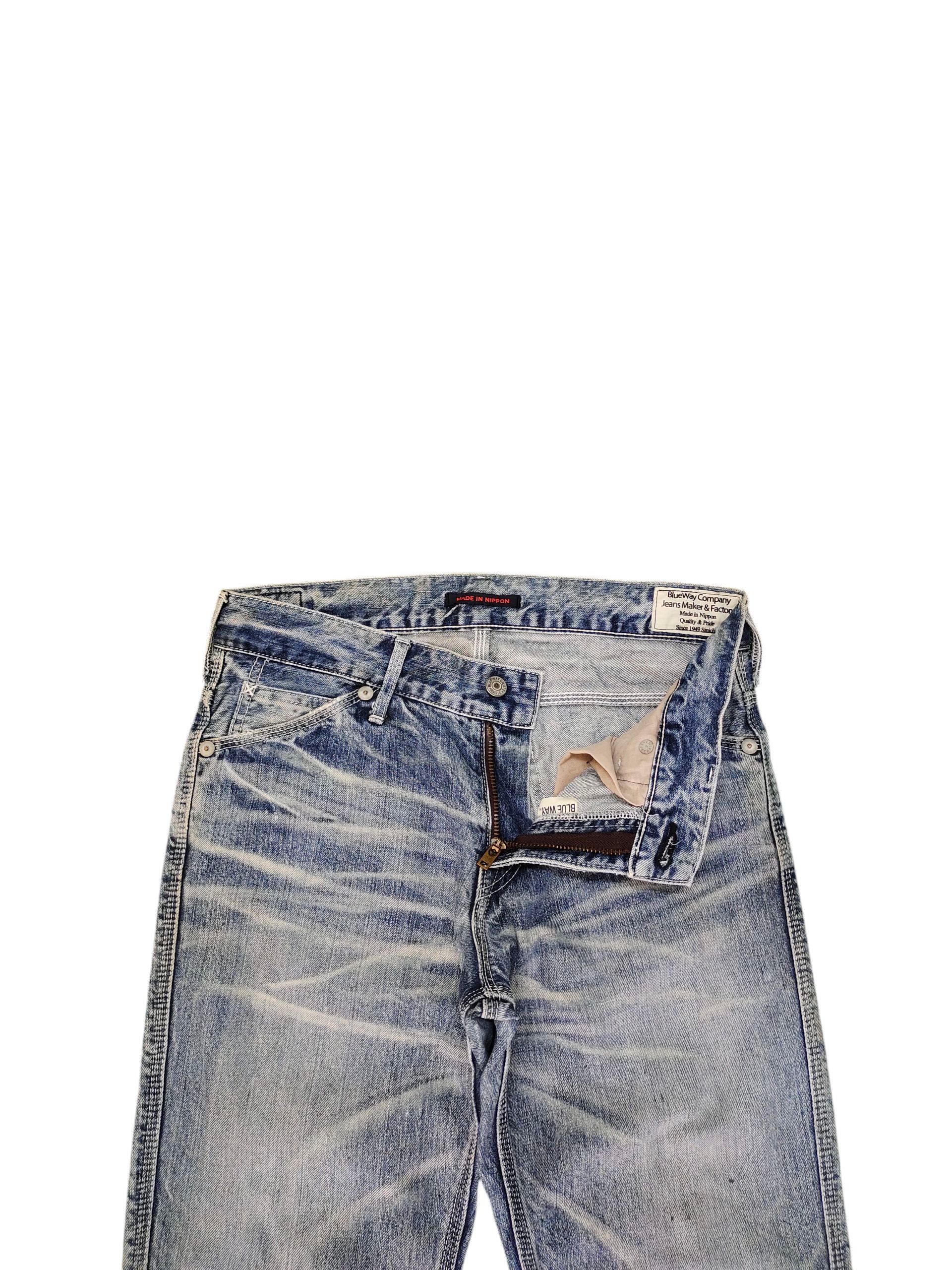 Kapital Vintage Blueway Japan Clawmark Distress Denim Jeans Size US 31 - 7 Thumbnail
