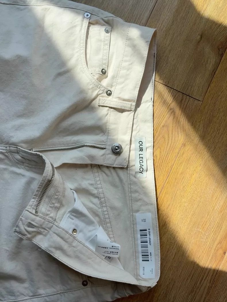 Our Legacy our legacy Men's straight cotton casual pants Size US 33 - 3 Thumbnail