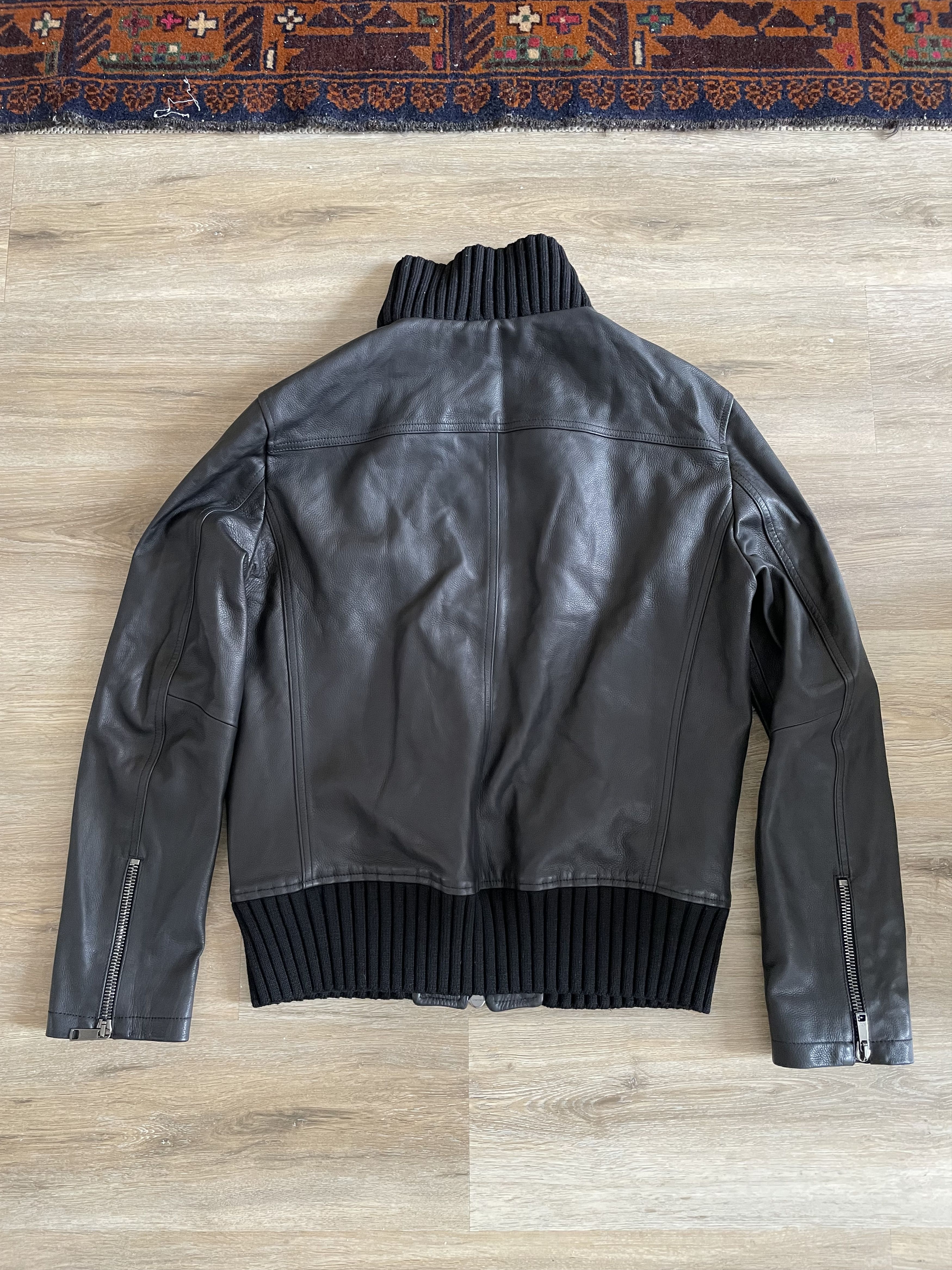 Other Ari Soho - Calfskin Leather Jacket - IT 52 - US L Size US L / EU 52-54 / 3 - 3 Thumbnail