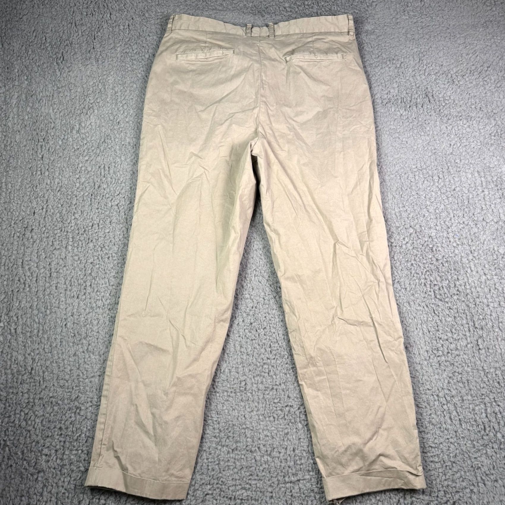 Allsaints AllSaints Pants Mens 28 Beige Matford Trouser Straight Fit Chino Cuffed Size US 28 / EU 44 - 5 Thumbnail