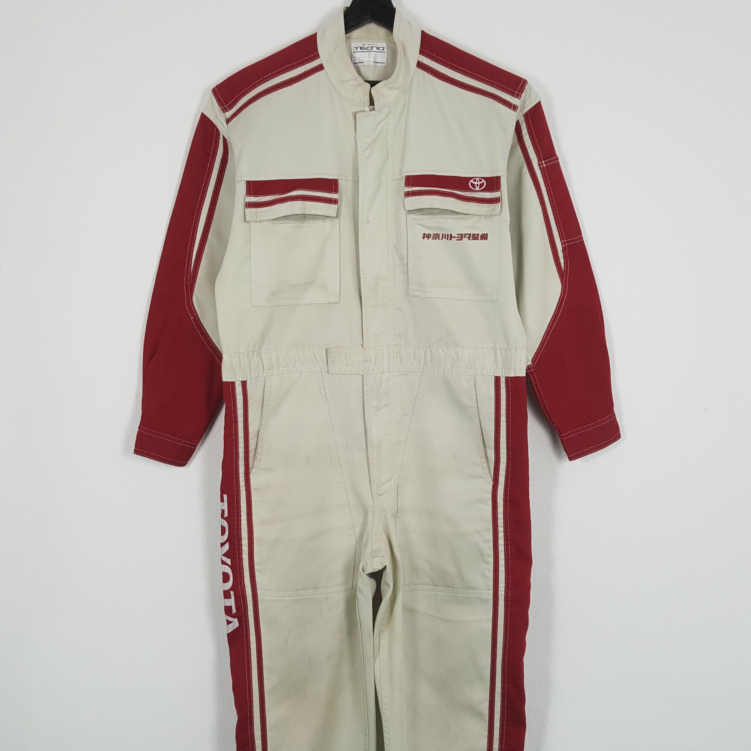 Vintage TOYOTA TECNO Racing Style Motorsports Coverall Jacket Size US M / EU 48-50 / 2 - 5 Thumbnail