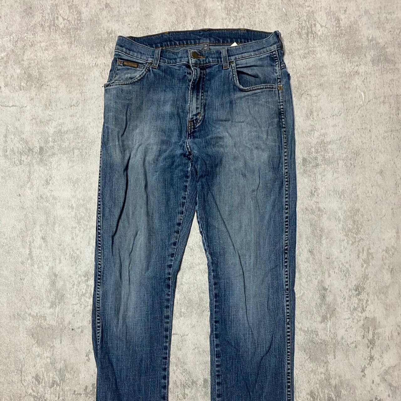 Wrangler Wrangler blue straight leg jeans #casual Size US 32 / EU 48 - 5 Thumbnail