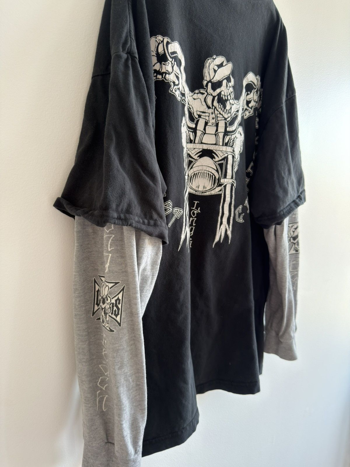 West Coast Choppers *RARE* VINTAGE 00s Y2K WEST COAST CHOPPERS LAYERED GRUNGE Size US L / EU 52-54 / 3 - 9 Thumbnail