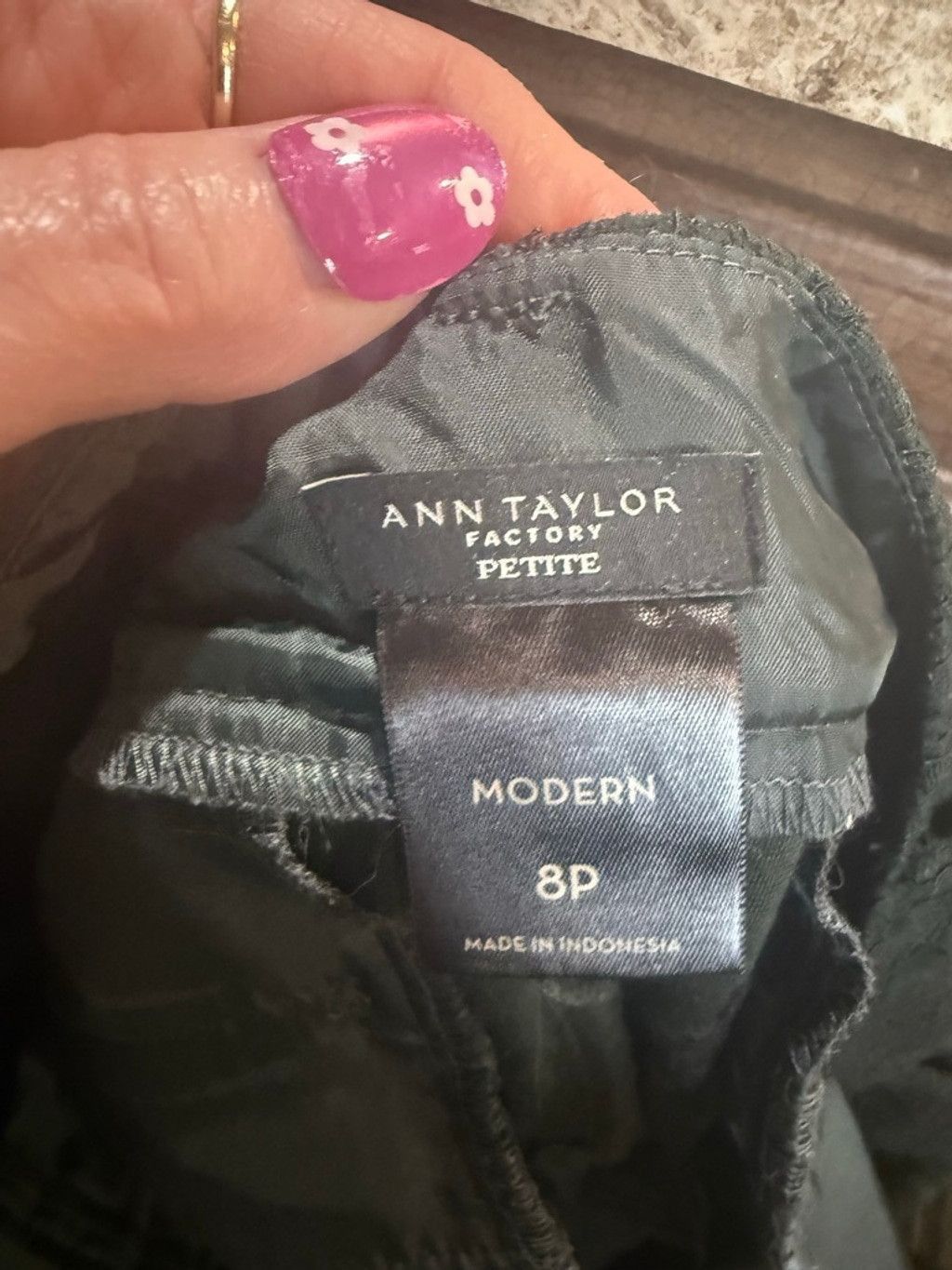 Ann Taylor Women's Ann Taylor Factory Petite 8P Trousers Size 30" / US 8 / IT 44 - 5 Thumbnail