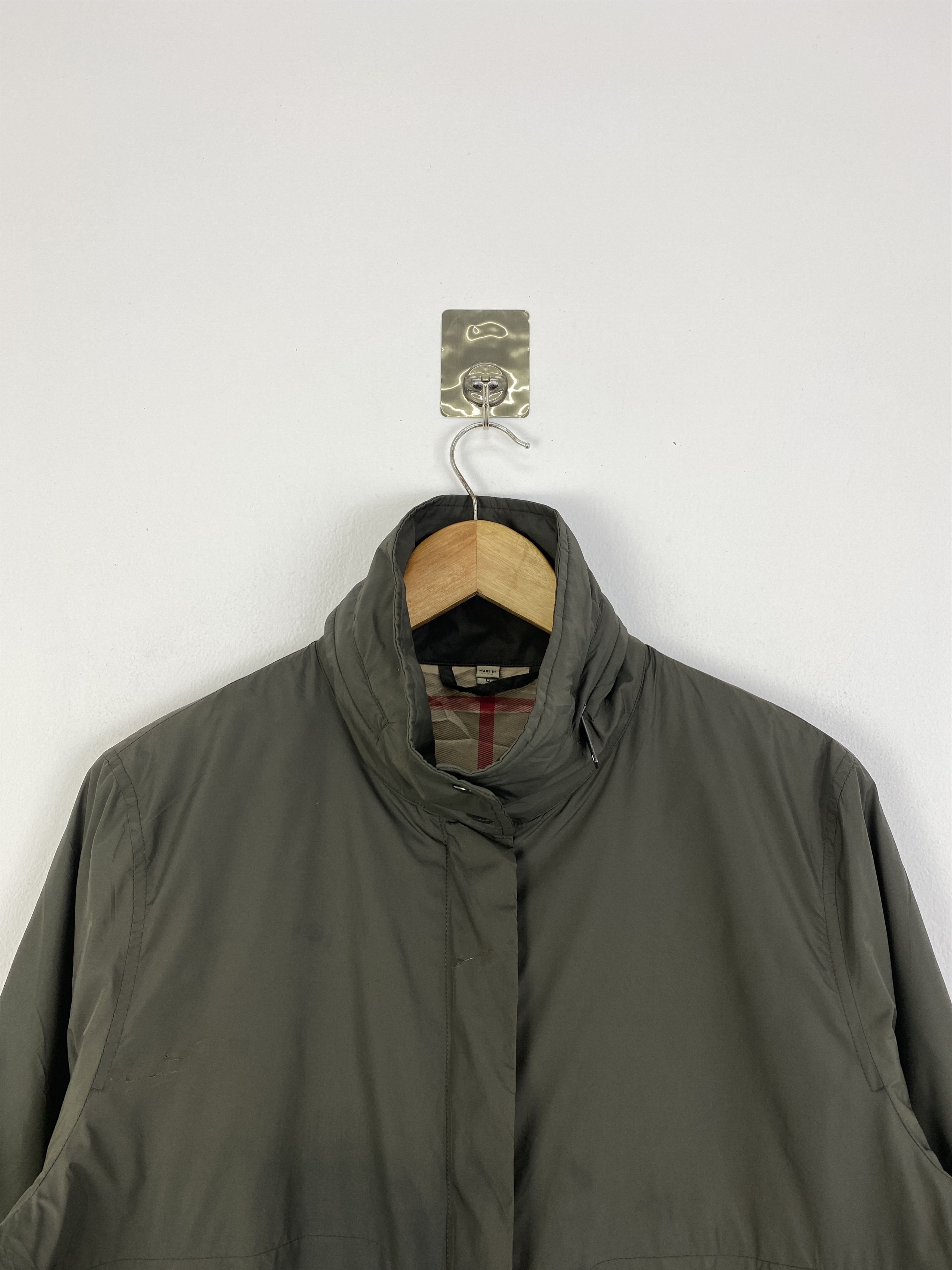 Burberry Vintage Burberry Zipper Dark Green Jacket JA0190 Size US L / EU 52-54 / 3 - 3 Thumbnail