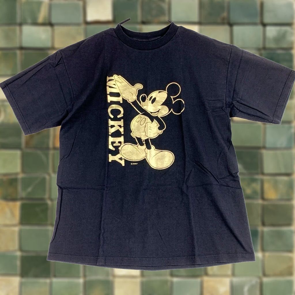 Mickey Unlimited VINTAGE Mickey Unlimited Velva Sheen Gold Black Crew Disney Tee T-Shirt Large Mens Size US L / EU 52-54 / 3 - 1 Thumbnail