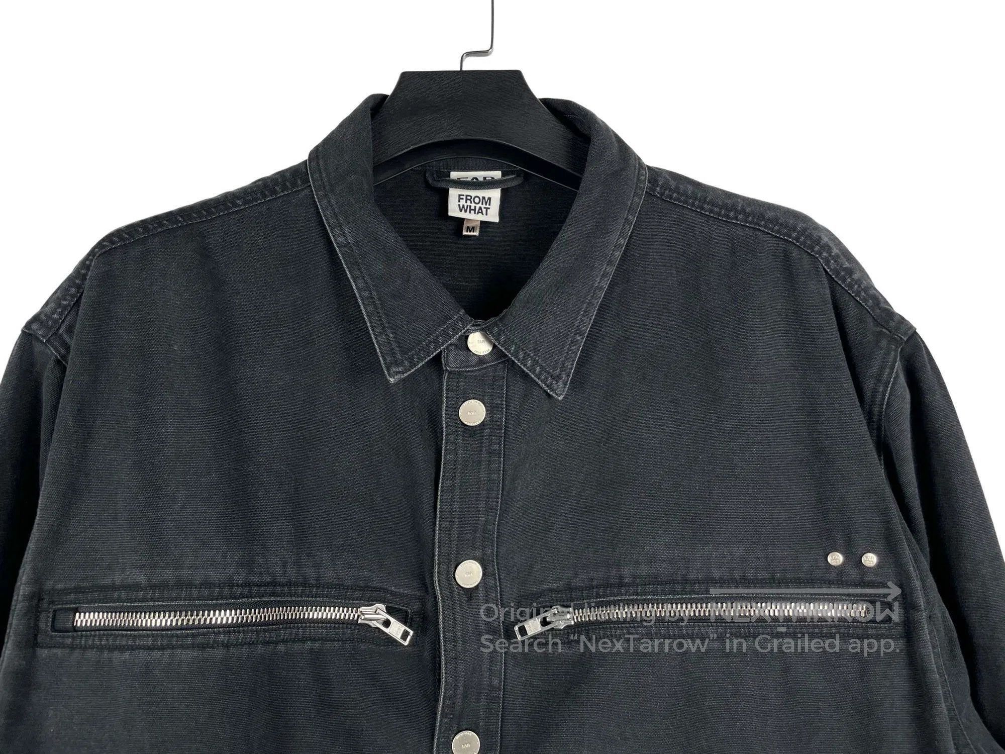 Other Far Archive Distressed Wash Multi-Zip Denim Jacket Size US M / EU 48-50 / 2 - 3 Thumbnail