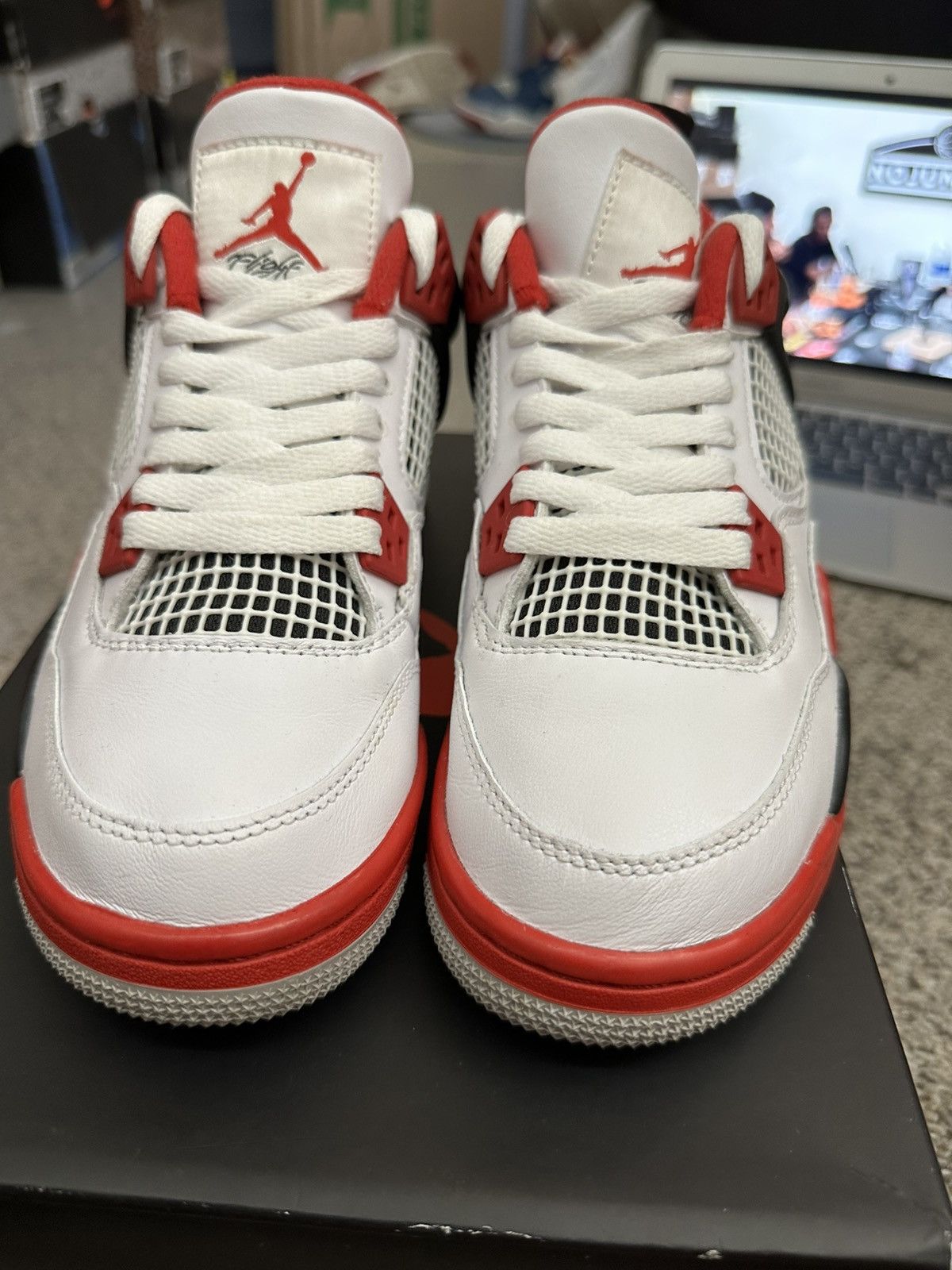 Jordan Brand Air jordan 4 fire red - size 4.5 Size US 5 / EU 37 - 7 Thumbnail