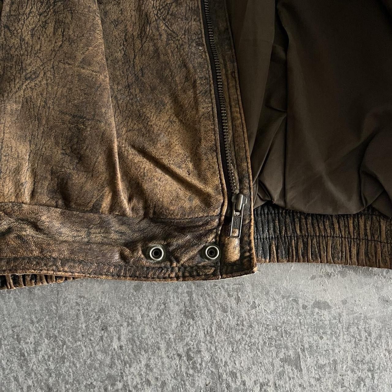 Robert Comstock Brown ‘EXPEDITION’ By Robert Comstock Leather Heavy Coat. Size US L / EU 52-54 / 3 - 4 Thumbnail