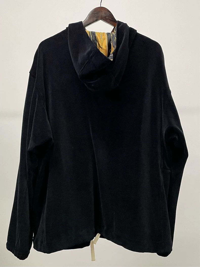 Gucci Gucci Black velvet double G half zipper hoodie 2501-Nextarr Size US S / EU 44-46 / 1 - 2 Thumbnail