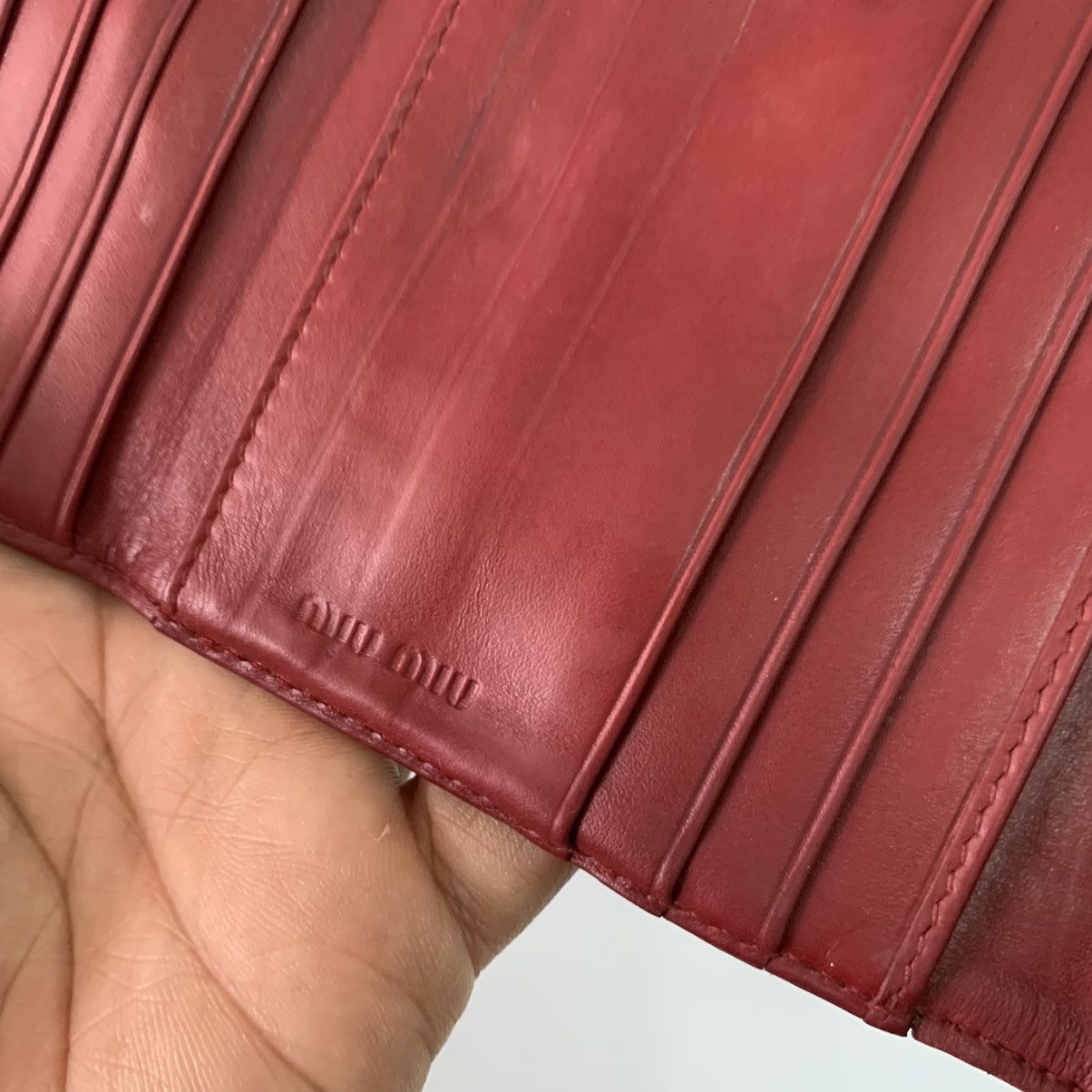 Miu Miu Miu Miu Leather Wallet Size ONE SIZE - 10 Thumbnail