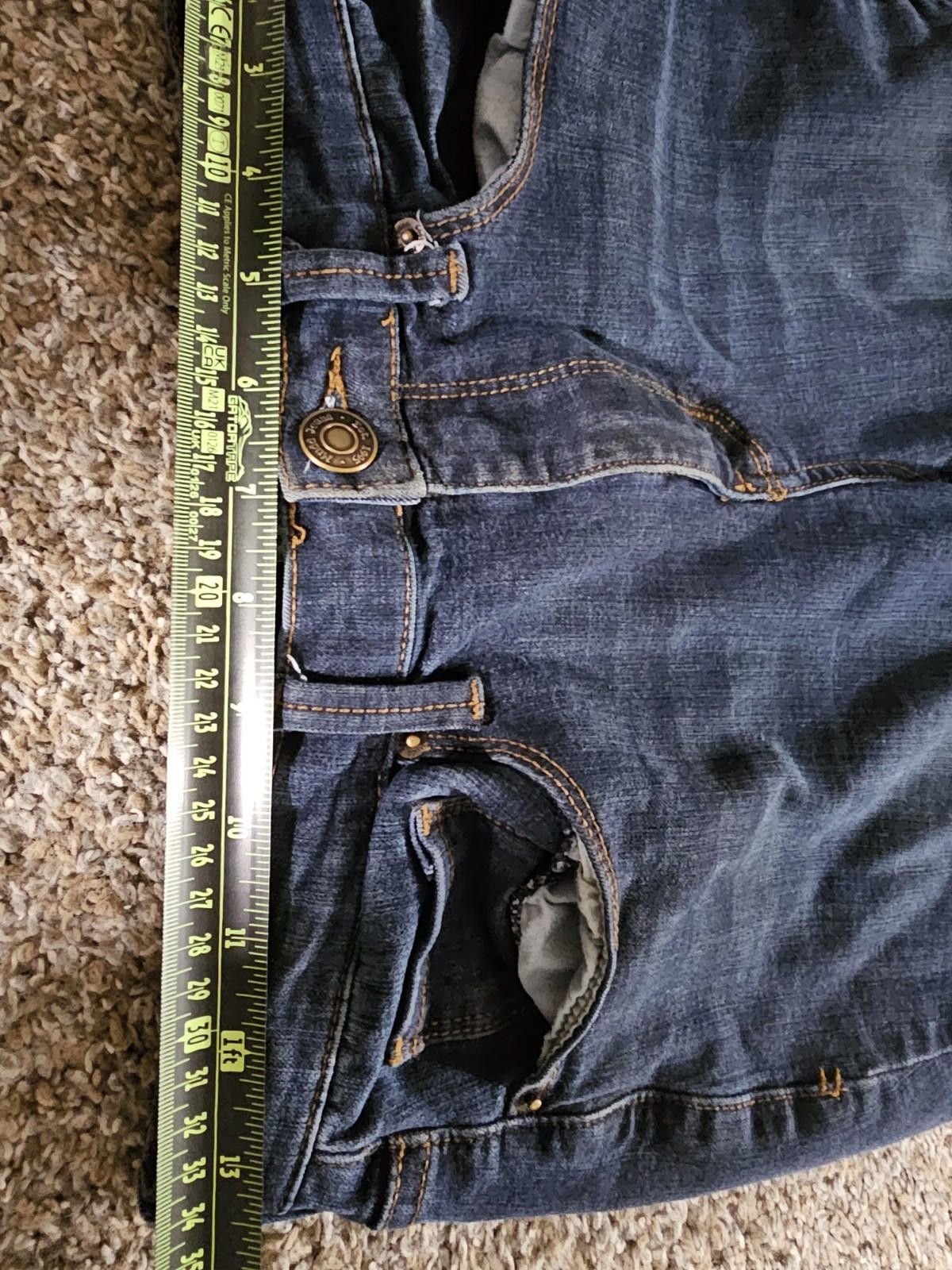 Steve Madden Mudd Women’s 7 High Rise Jean Legging Jegging Stretch FLX Size 30" / US 8 / IT 44 - 4 Thumbnail