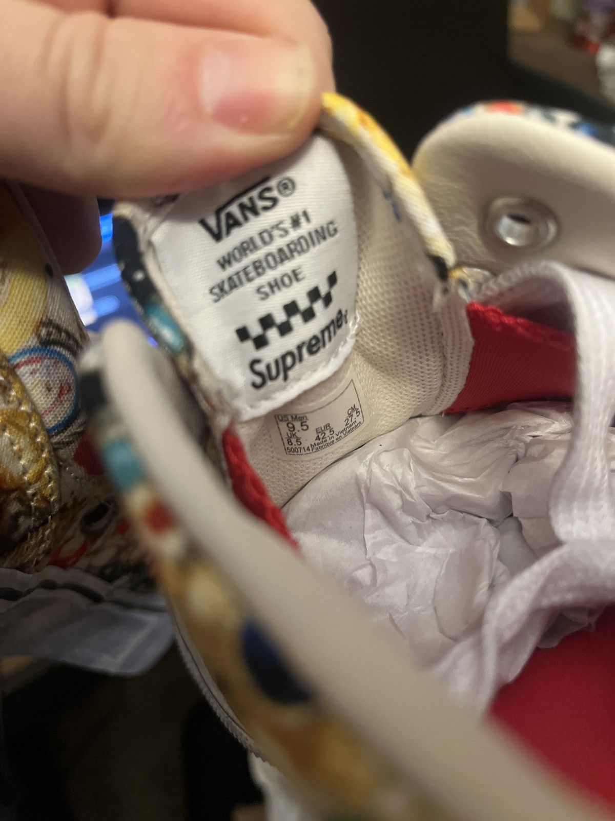 Supreme × Vans Supreme Mike Kelley Vans Era Size US 9.5 / EU 42-43 - 10 Thumbnail