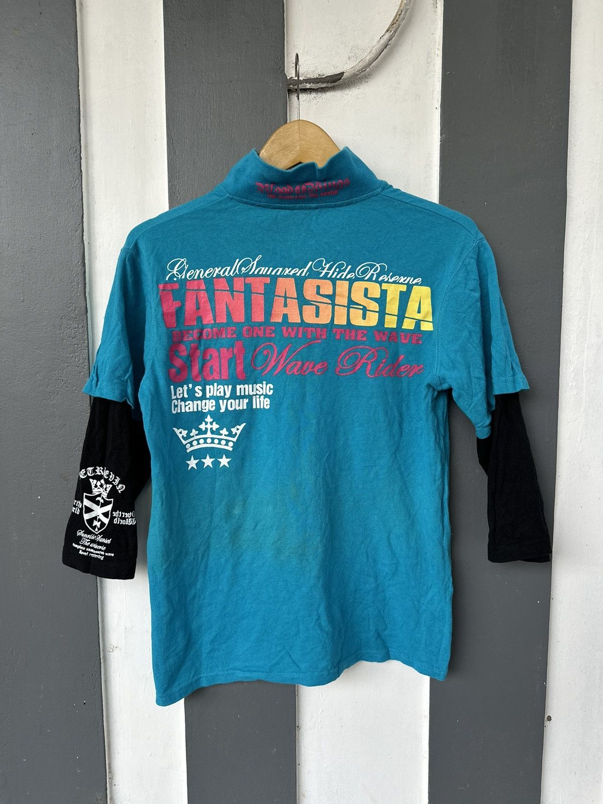 Hysteric Glamour CRAZY Y2K JAPANESE POEM SHIRT SURF HAWAII STYLE Size US M / EU 48-50 / 2 - 3 Thumbnail