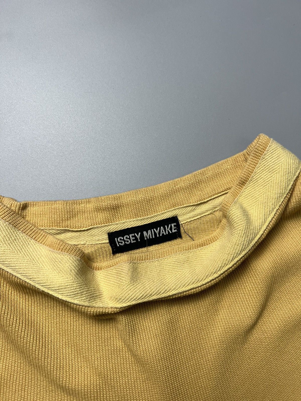 Issey Miyake × Vintage 1990s IsseyMiyake HBT Stripe Crewneck Size US M / EU 48-50 / 2 - 3 Thumbnail