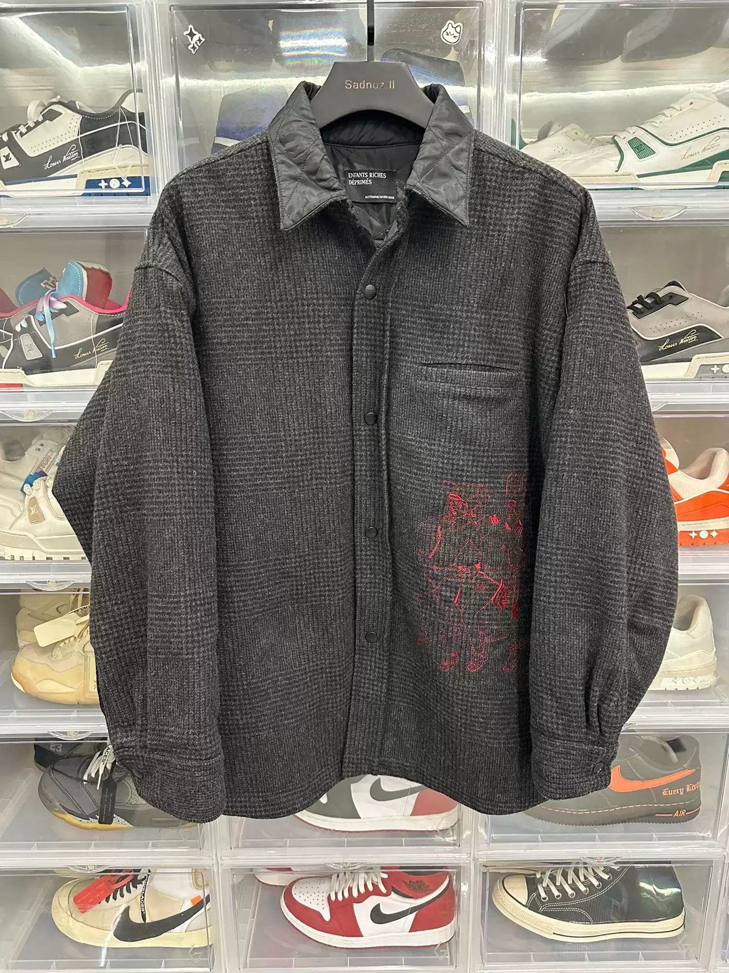 Enfants Riches Deprimes Enfants Riches Deprimes ERD 22aw Black Wool Shirt Size US L / EU 52-54 / 3 - 1 Thumbnail