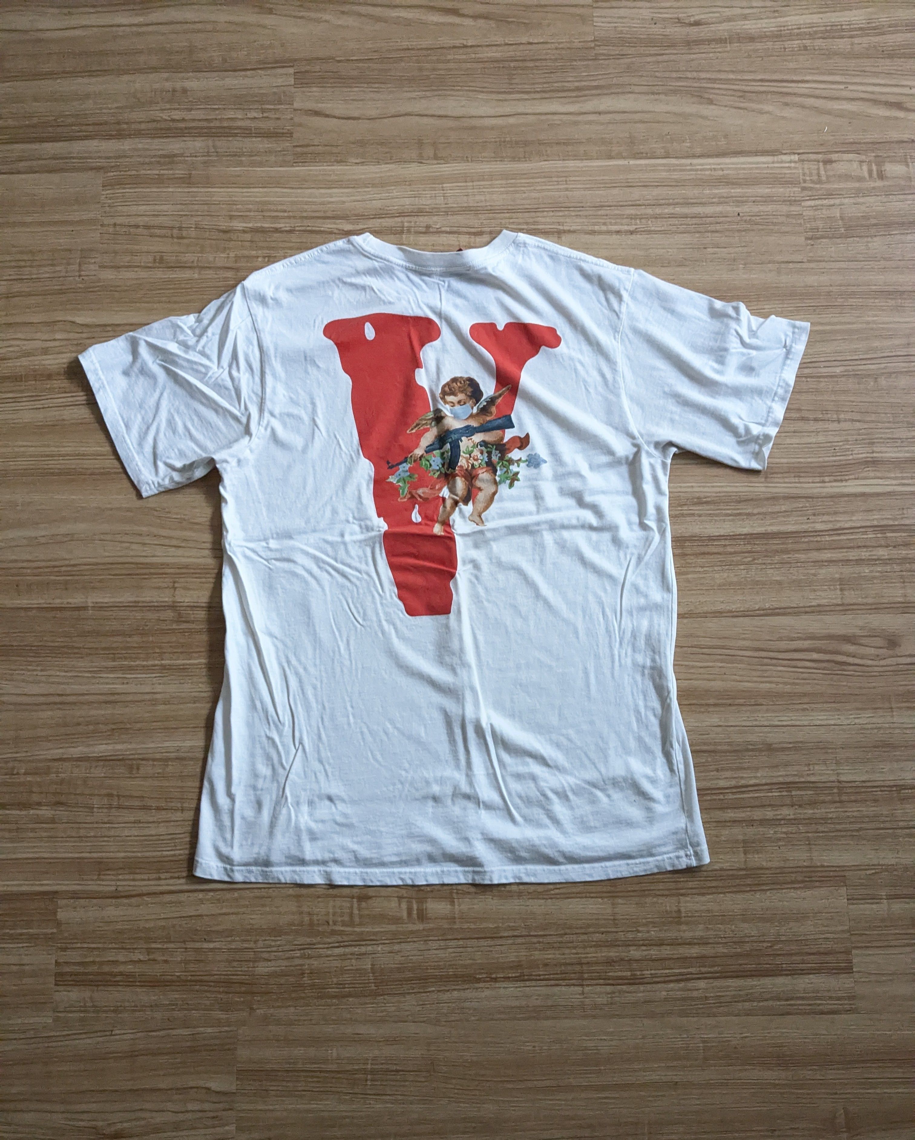 Other Vlone Tshirt Men's Large Angle White Size US L / EU 52-54 / 3 - 1 Thumbnail