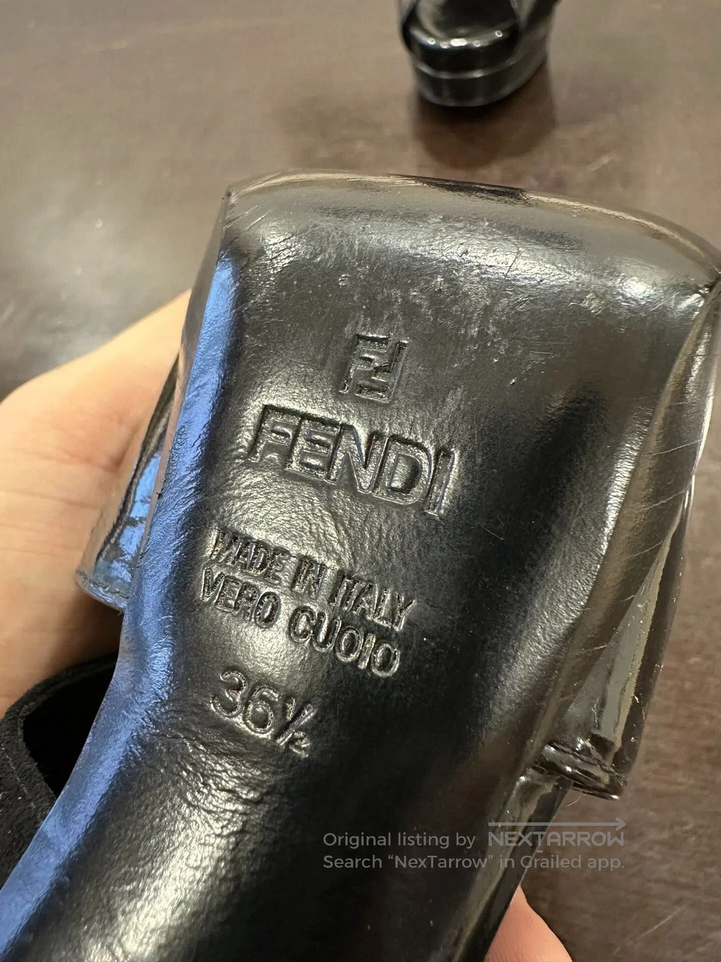 Fendi Fendi Patent Leather & Velvet Women's Heels. Size US 5 / IT 35 - 7 Thumbnail