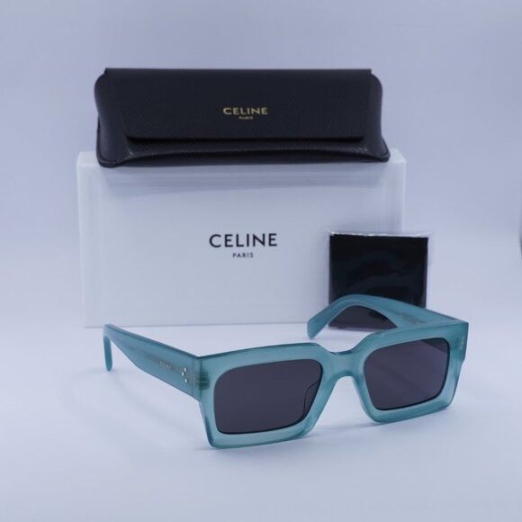 🕶️ New Celine CL40280U 93A Sunglasses - Shiny Lime
