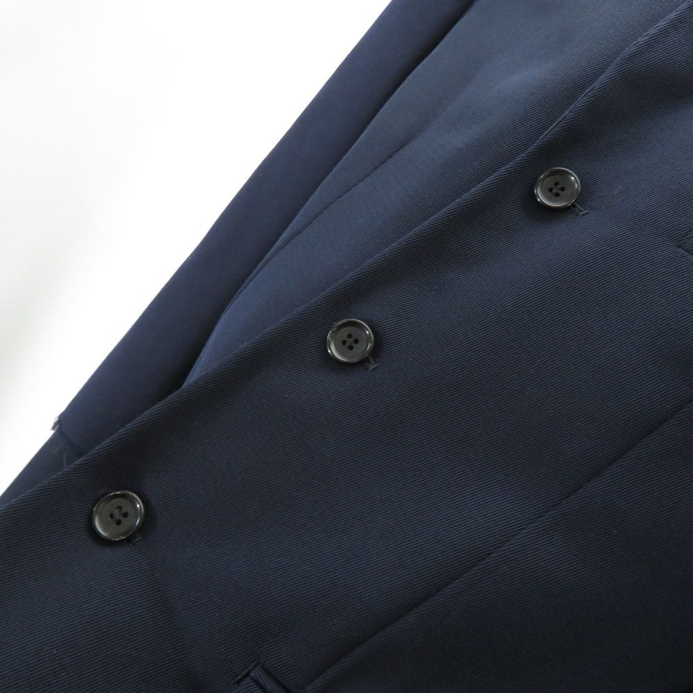 Comme des Garcons Homme Jacket Poly Wool Gabardine Tailored Navy Size US M / EU 48-50 / 2 - 5 Thumbnail