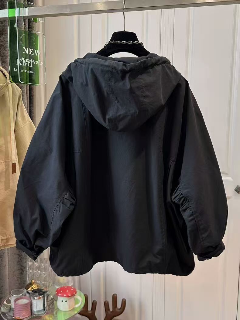 Vintage Black Oversized Hooded Casual Jacket Size M Size US M / EU 48-50 / 2 - 3 Thumbnail