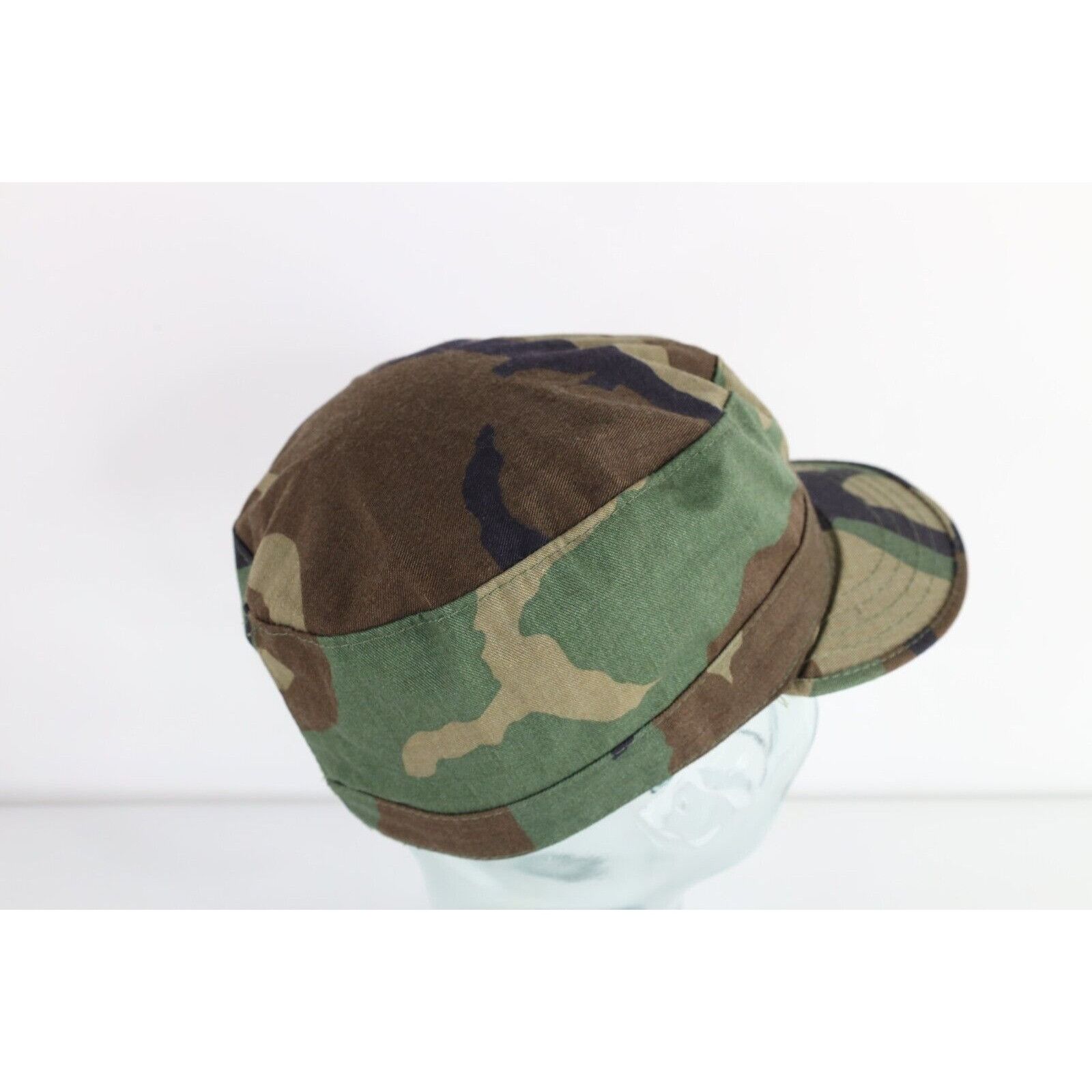 Vintage Vintage 80s Military Issue Camouflage Combat Field Cap Hat Size ONE SIZE - 4 Thumbnail
