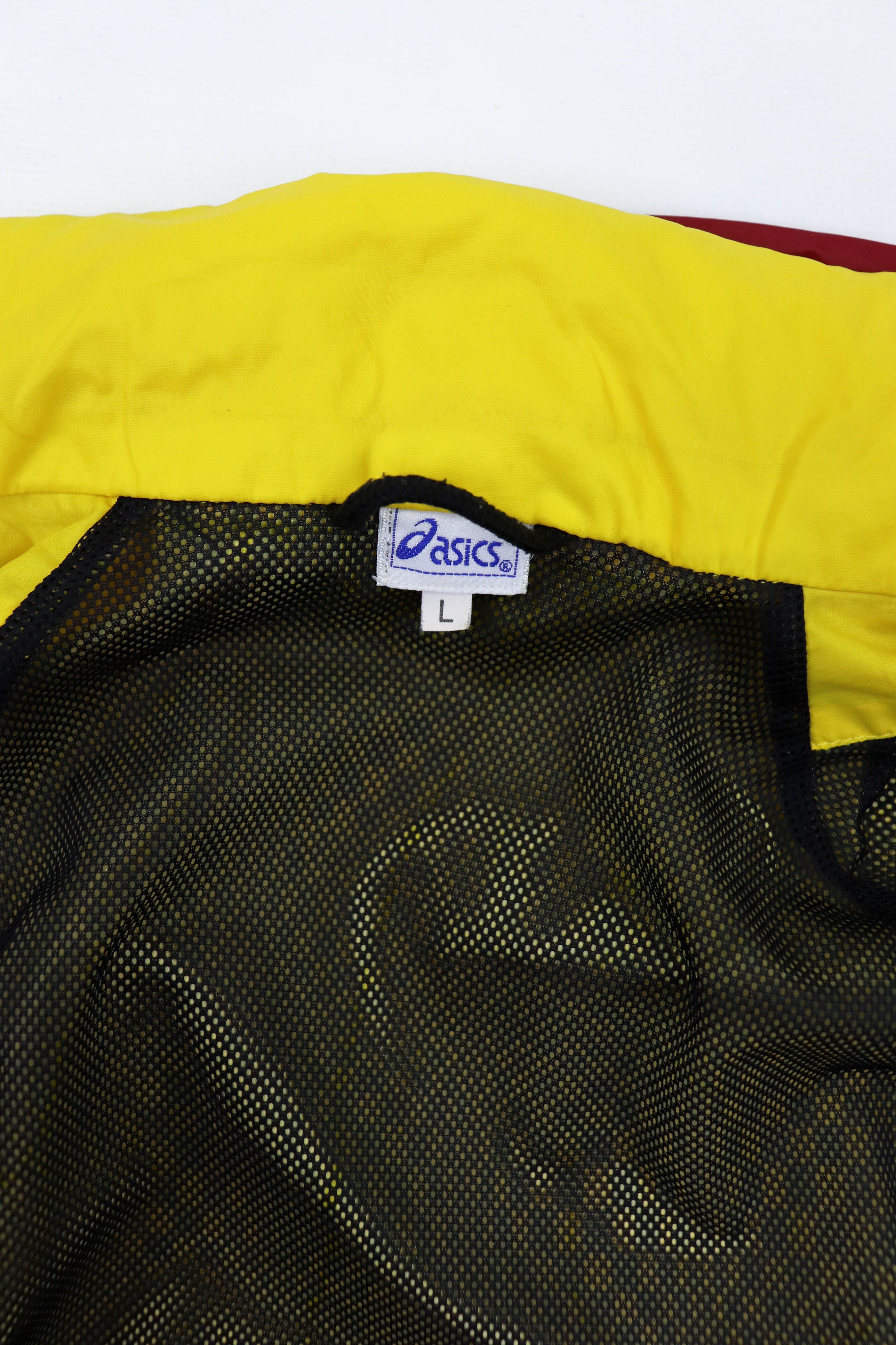 Asics Asics Vintage Reflective 3D Print Track Windbreaker Jacket Size US L / EU 52-54 / 3 - 24 Thumbnail