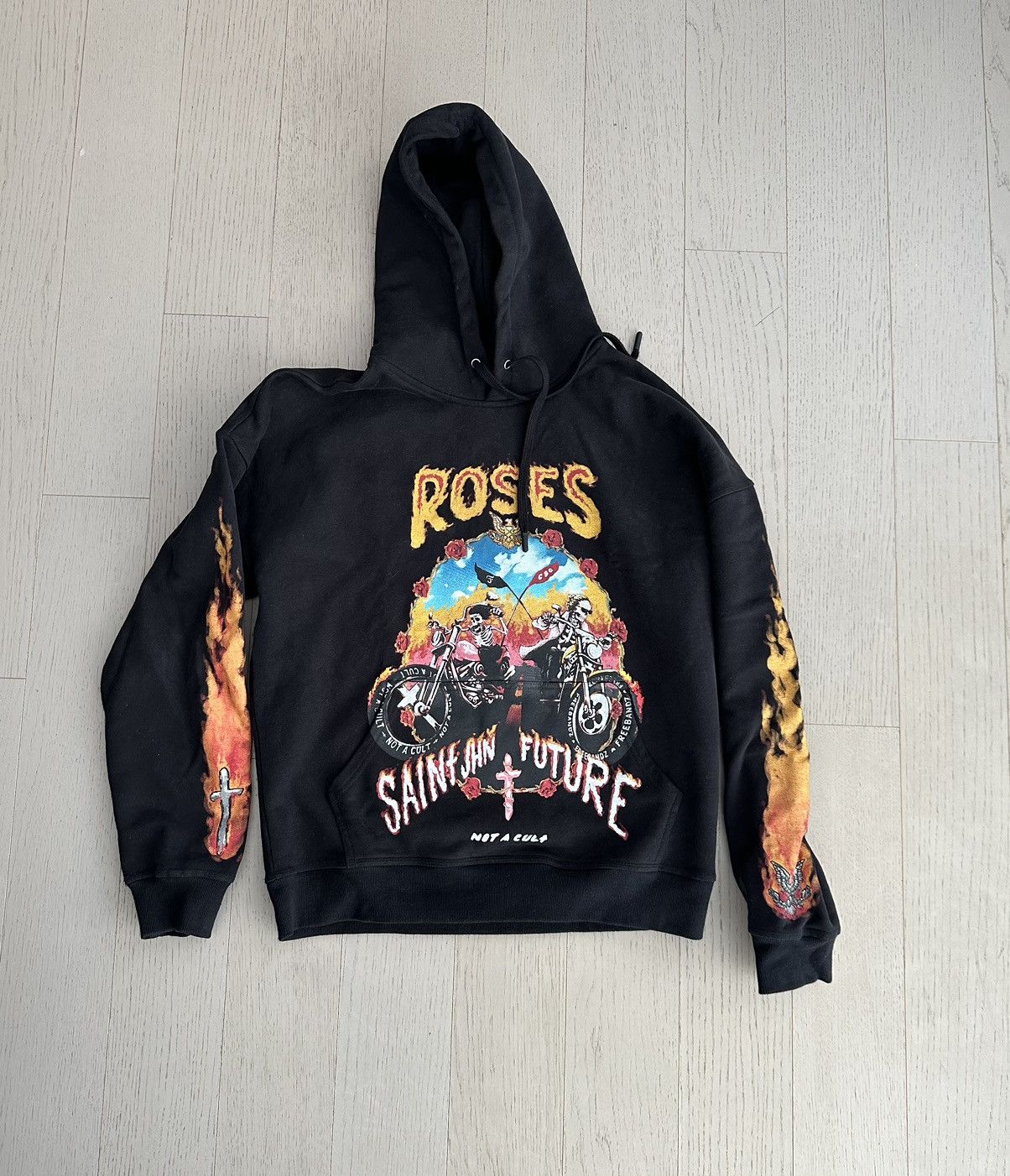 Future × Rap Tees Saint Jhn x Future Roses Collab T Shirt Christian Sex Club Size US M / EU 48-50 / 2 - 1 Thumbnail