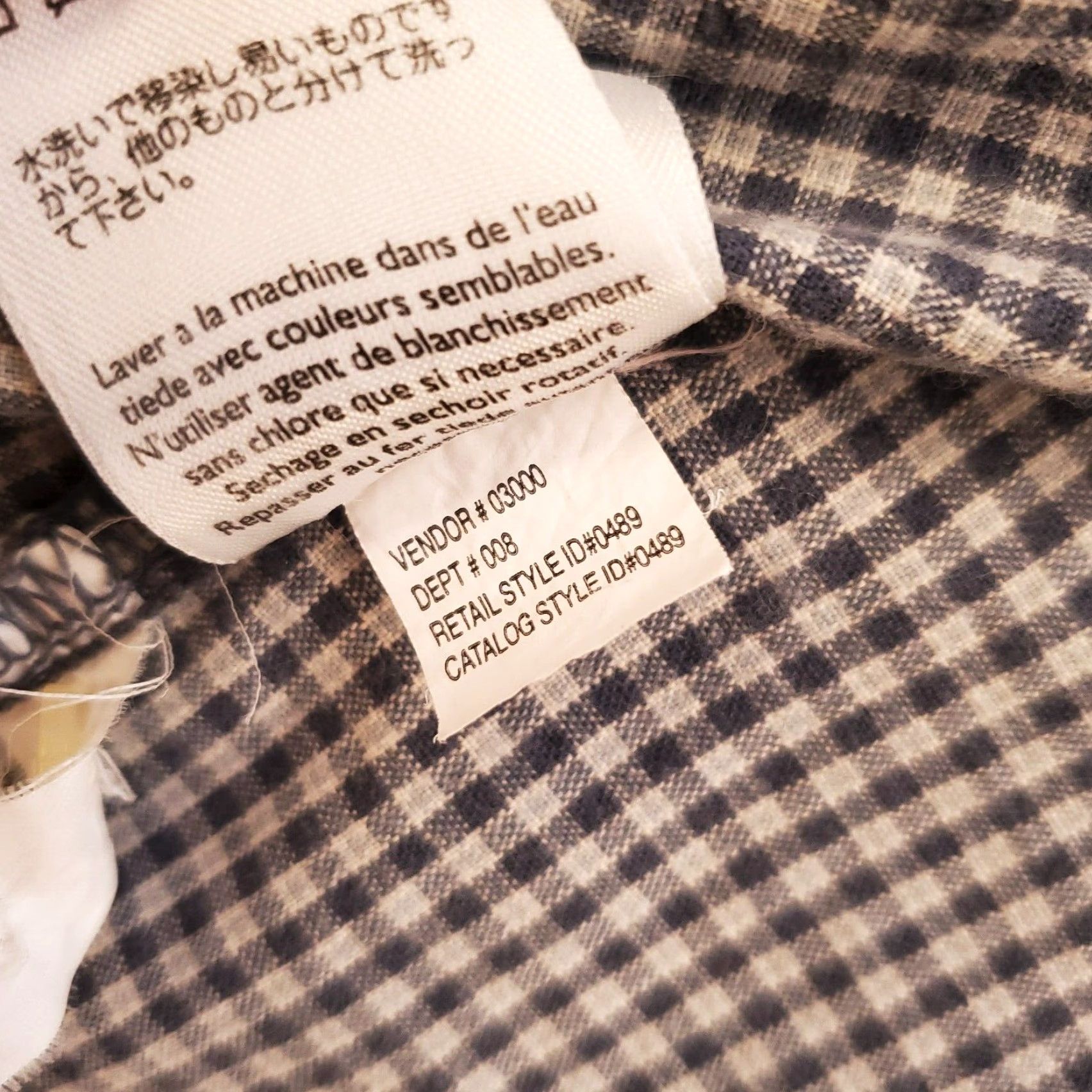 Eddie Bauer Eddie Bauer Womens Jacket 2XL Gingham Blue White Shirt Shacket Check Full Zip Size XXL / US 16-18 / IT 52-54 - 7 Thumbnail