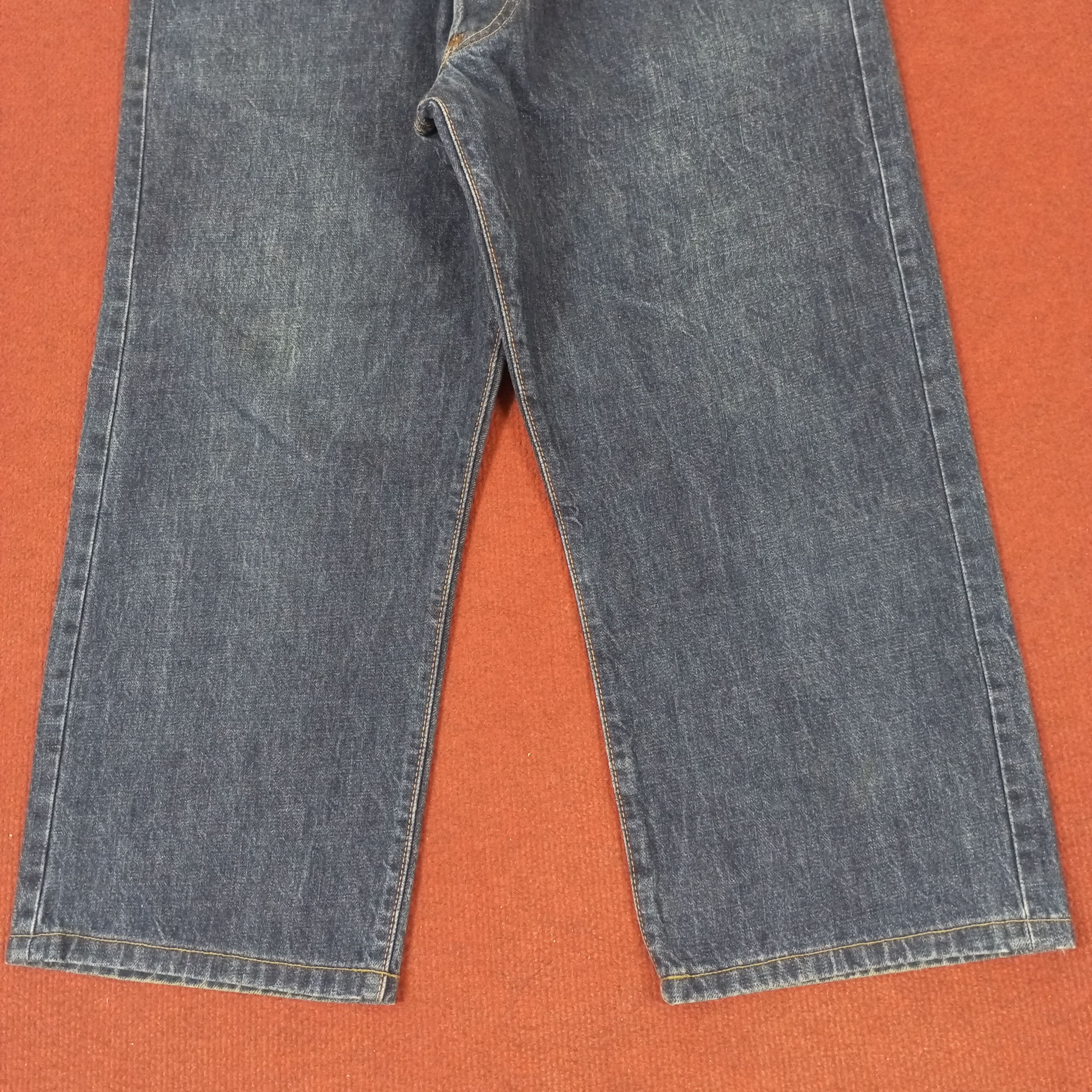 Evisu × Vintage Evisu Japanese Brand Streetwear Custom Daicock Style Jeans Size US 34 / EU 50 - 6 Thumbnail