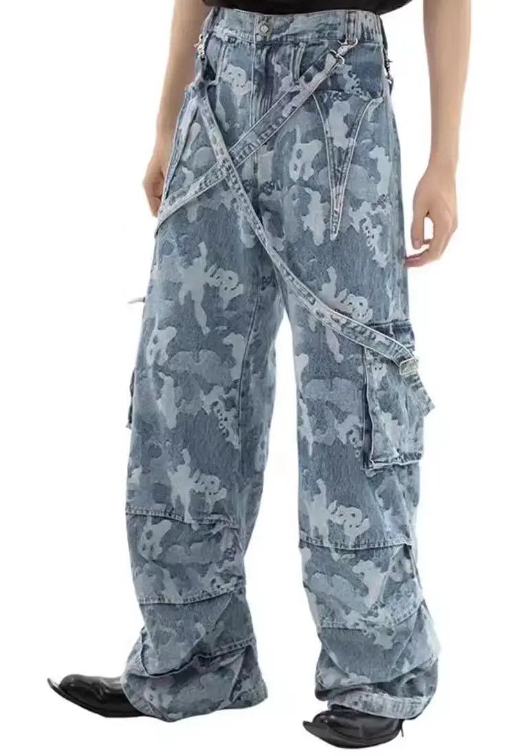 Designer × Japanese Brand Vintage Hip Hop Vibe Street Loose Casual Pants Size US 31 - 3 Thumbnail