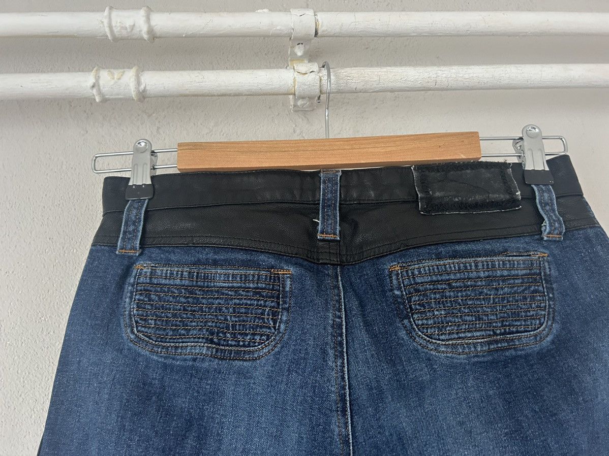Dolce & Gabbana Denim Zipper Jeans with Leather Applications Size US 30 / EU 46 - 12 Thumbnail