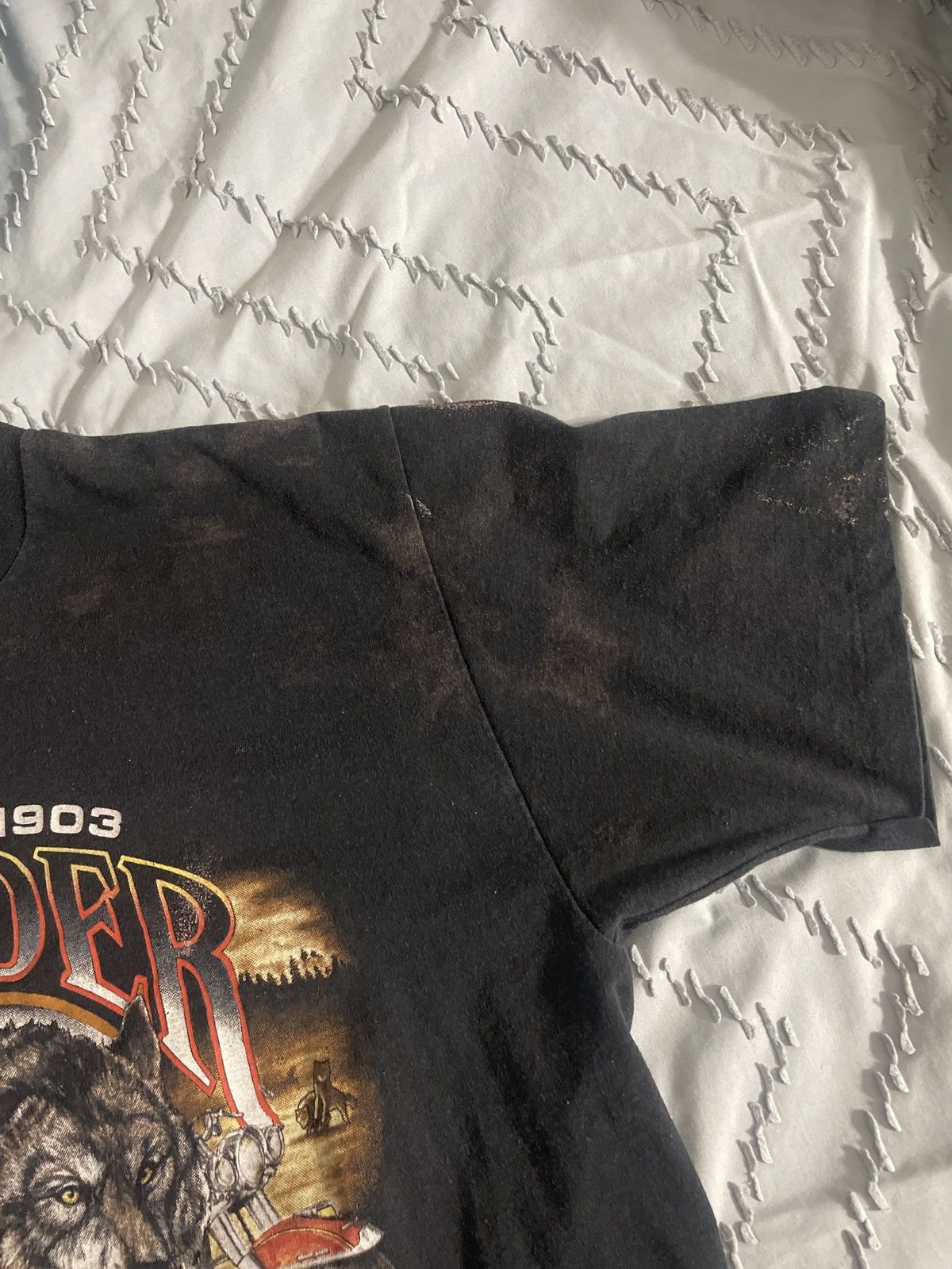 Harley Davidson Vintage 90s Harley Davidson emblem Leander of the pack tee Size US XL / EU 56 / 4 - 5 Thumbnail