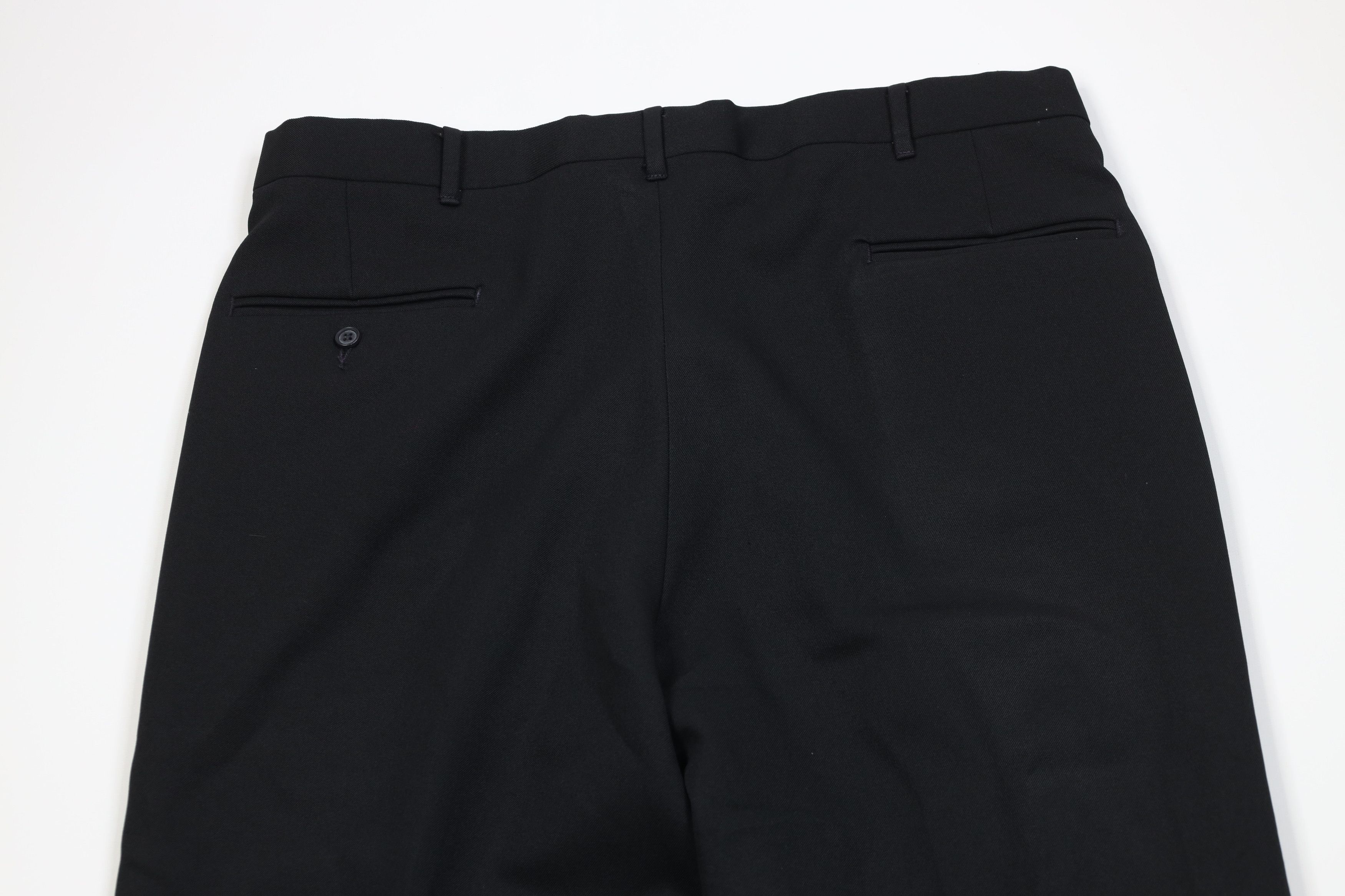 Vintage Vintage 70s Streetwear Flared Wide Leg Chino Pants Black USA Size US 36 / EU 52 - 9 Thumbnail