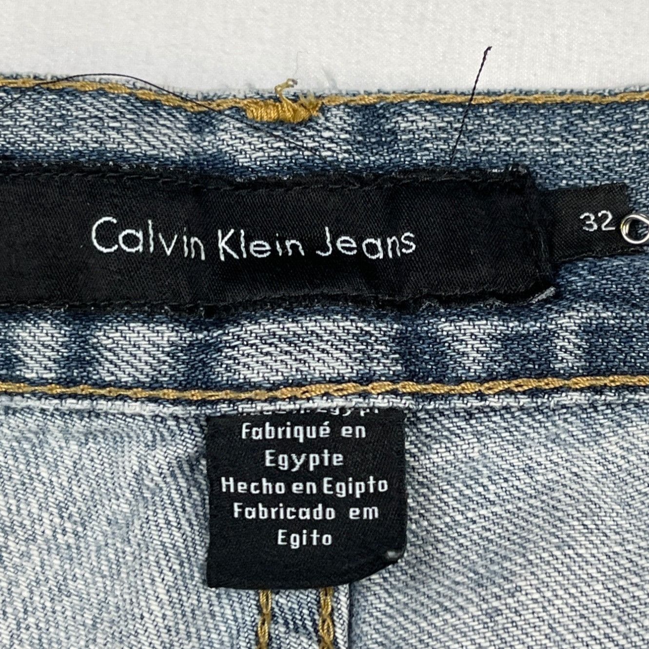 Calvin Klein Calvin Klein Men's Blue Jeans/Slim Straight Sz 32 SKU 4439 Size US 32 / EU 48 - 5 Thumbnail