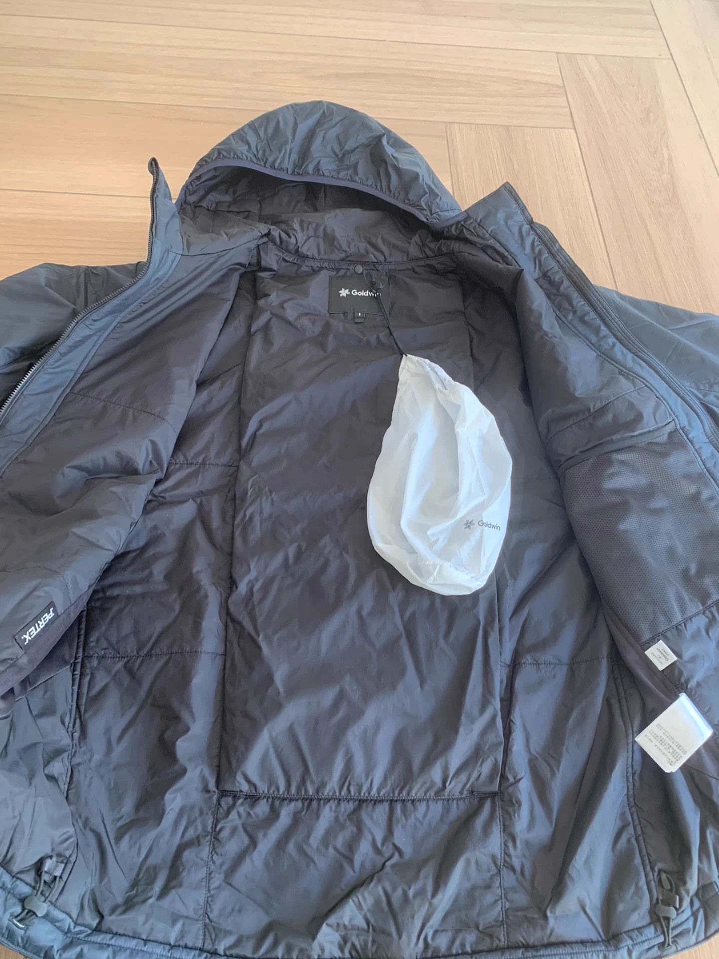 Goldwin GOLDWIN PERTEX Windproof Waterproof Hooded Cotton Jacket Size US XXL / EU 58 / 5 - 4 Thumbnail