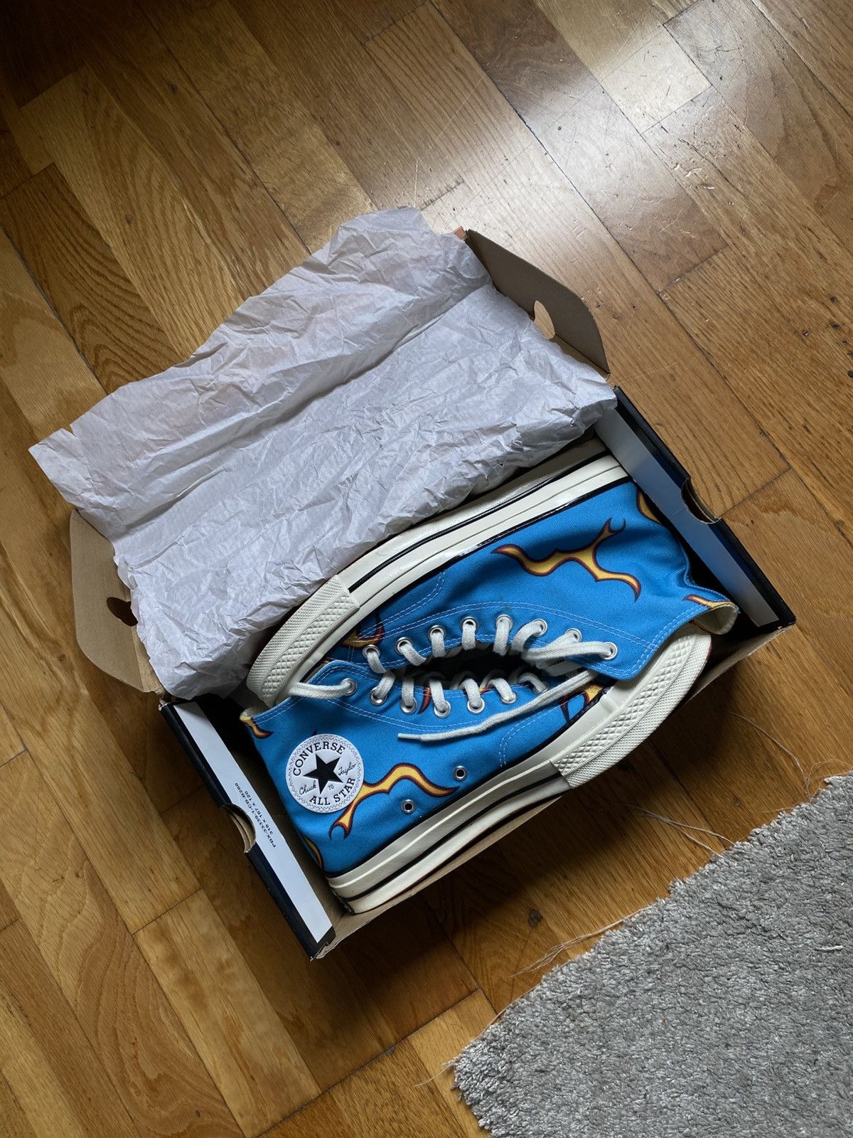Converse × Golf le Fleur Golf Le Fleur x Chuck 70 Converse Cherry Bomb Flame Size 7.5 Size US 7.5 / EU 40-41 - 2 Thumbnail