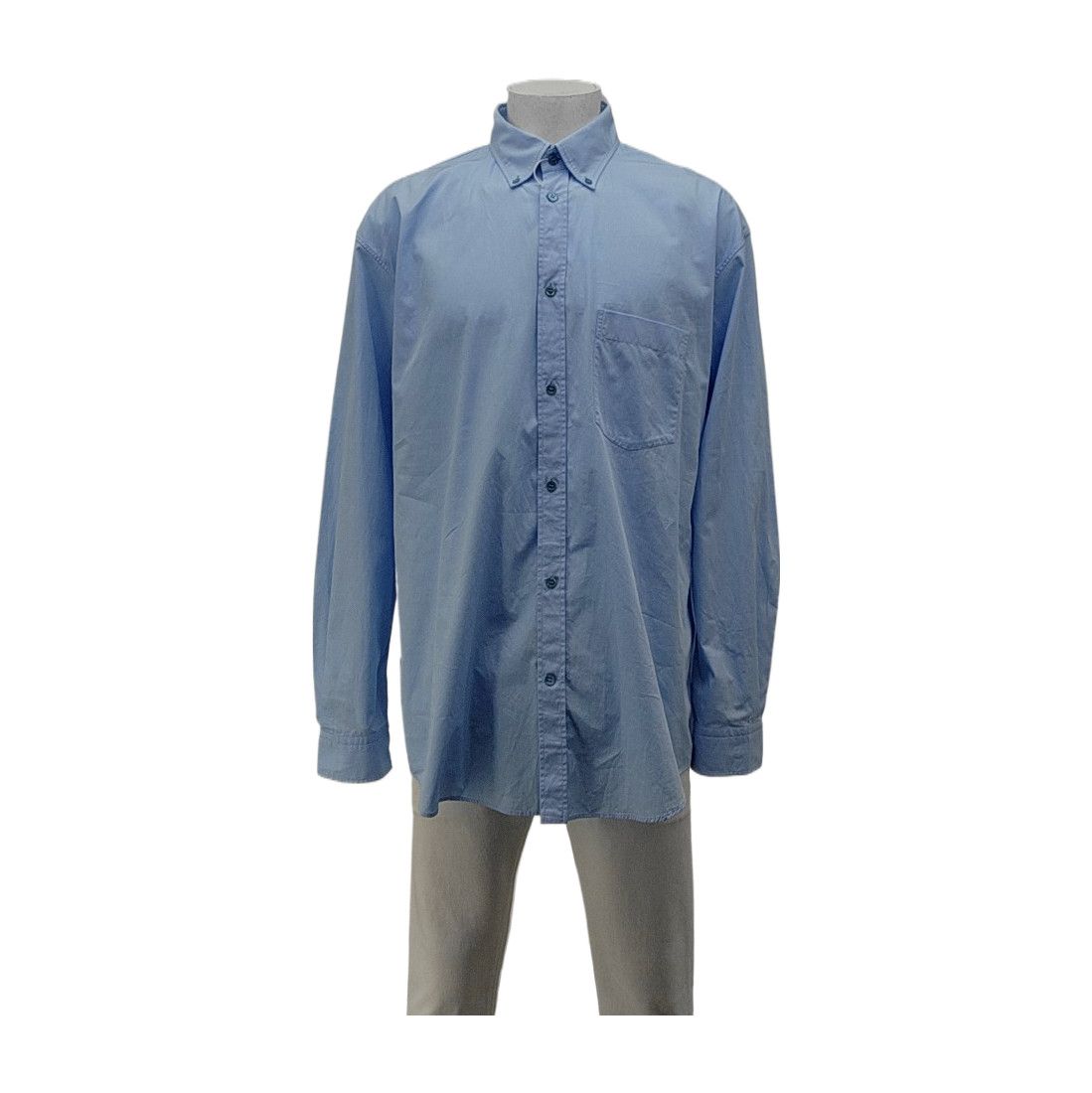 Balenciaga Balenciaga Logo Print Button Up Shirt Size L Size US L / EU 52-54 / 3 - 1 Thumbnail
