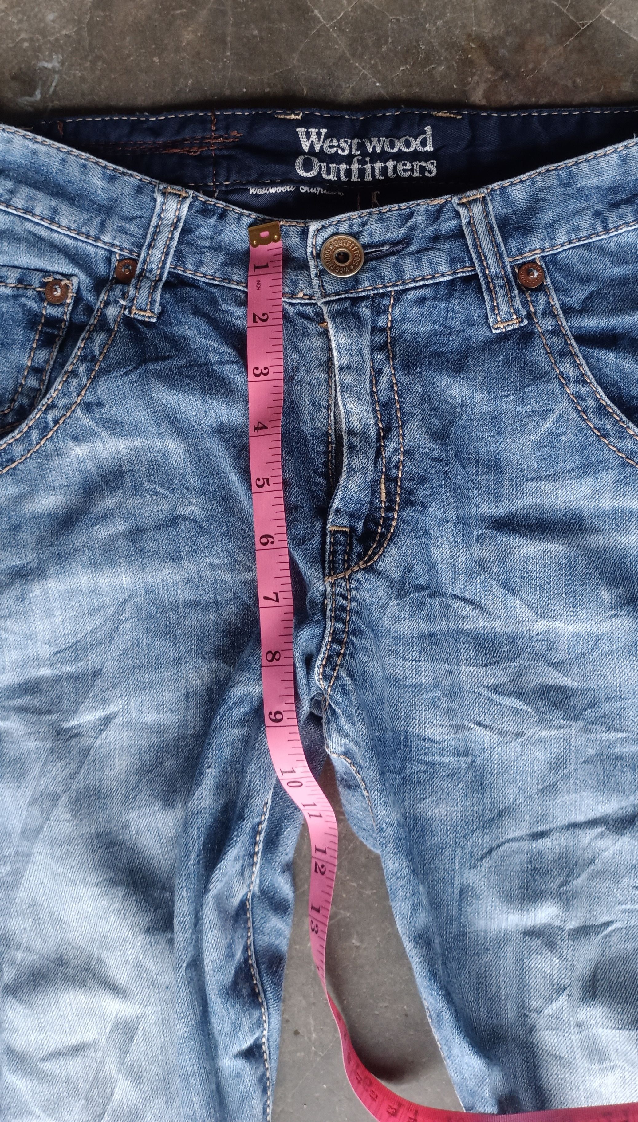 Japanese Brand Vintage💥 Westwood Outfitters Distressed jeans Size US 31 - 16 Thumbnail