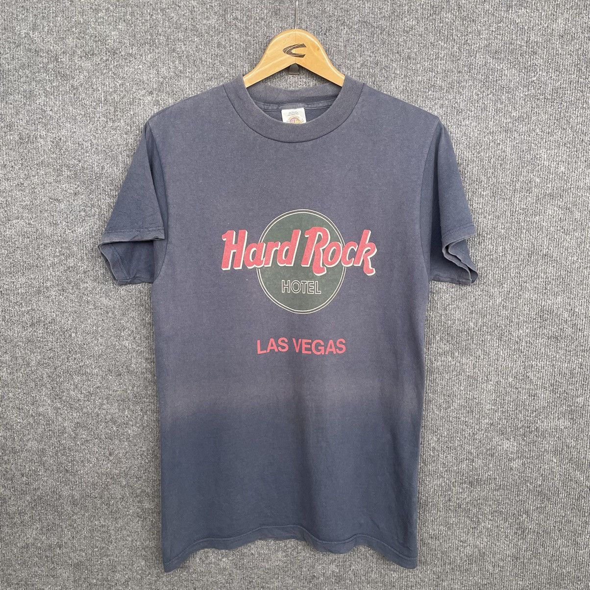 Hard Rock Cafe × Vintage Vintage 1990s Hard Rock Hotel Sunfaded T Shirt Size US S / EU 44-46 / 1 - 1 Thumbnail