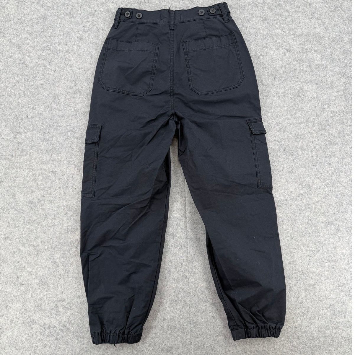 Madewell Madewell Almost Black Stretch Twill Cargo Jogger Pants 25 Size 25" / US 0 / IT 36 - 3 Thumbnail