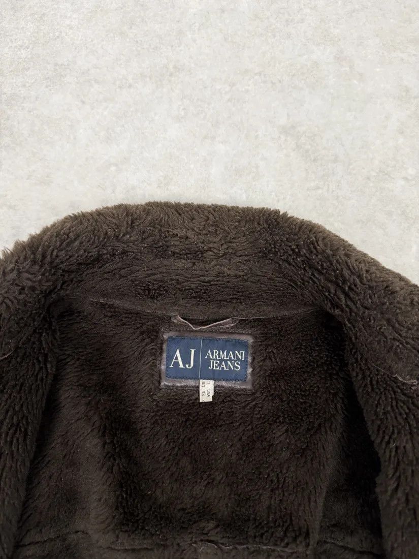 Armani 2000s Armani Brown Faux Shearling Jacket Size US M / EU 48-50 / 2 - 10 Thumbnail